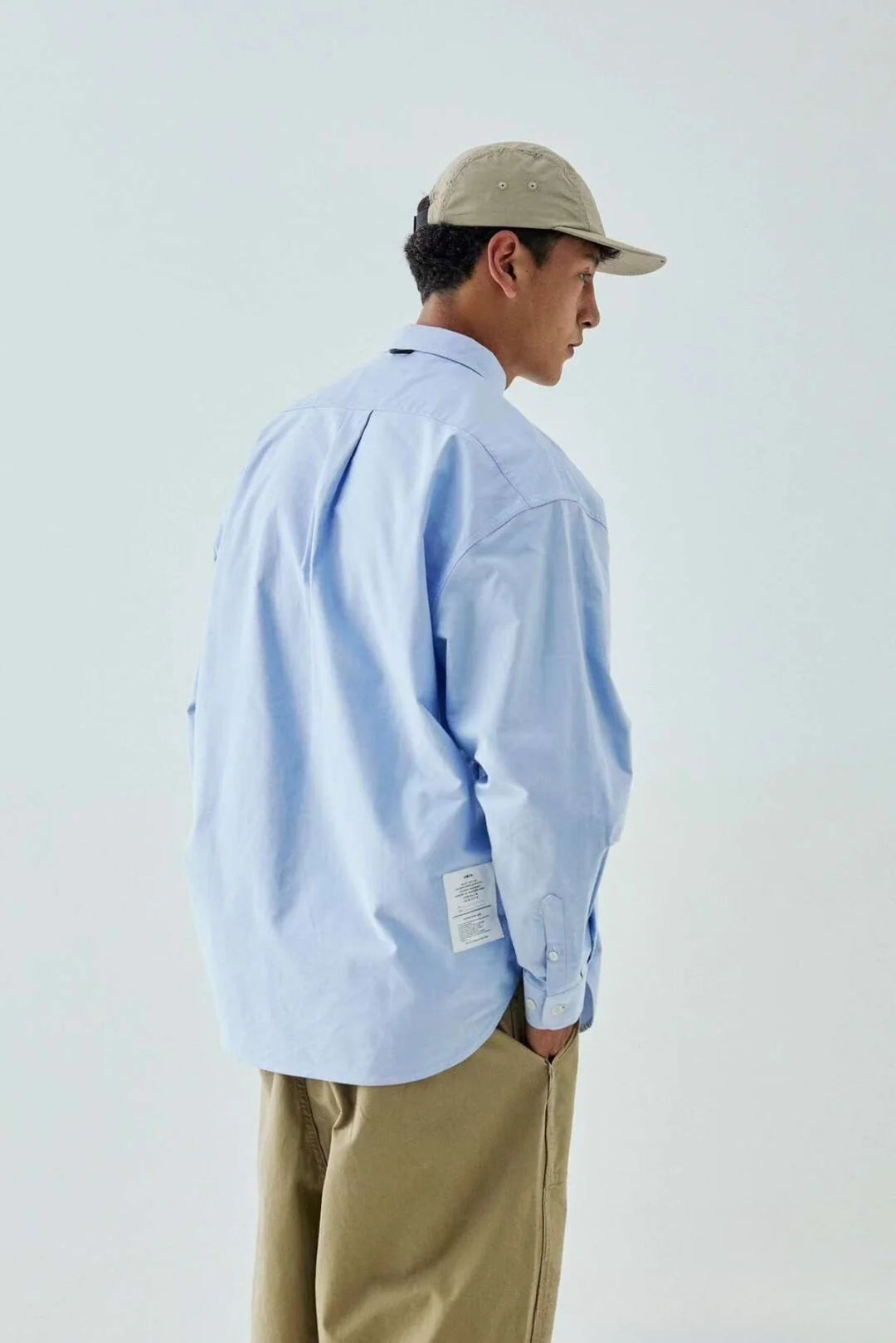 LIBERATURS - OXFORD LS BUTTON UP - BLUE