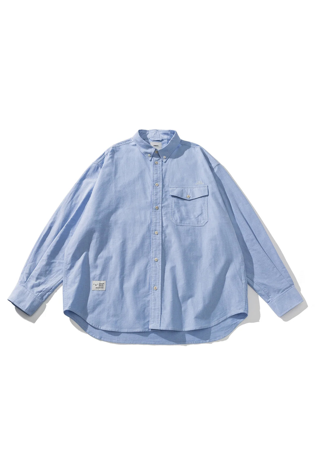 LIBERATURS - OXFORD LS BUTTON UP - BLUE