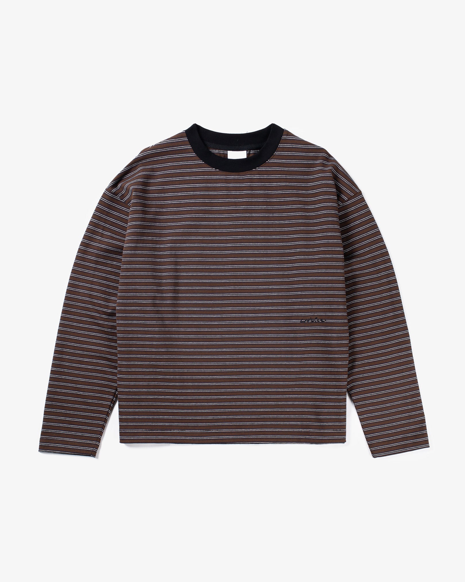 Candice - Kerferd Striped L/S Tee - Brown