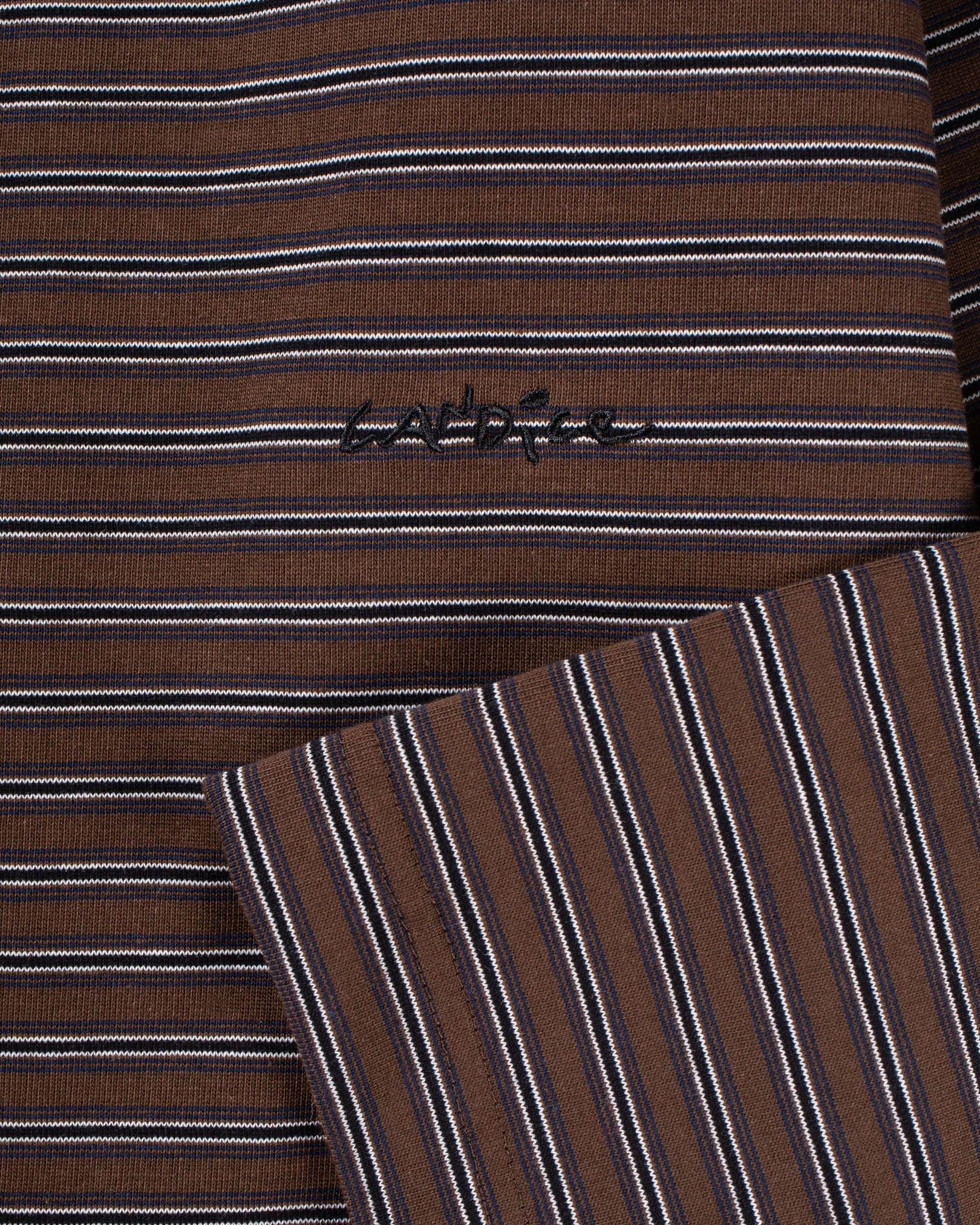 Candice - Kerferd Striped L/S Tee - Brown