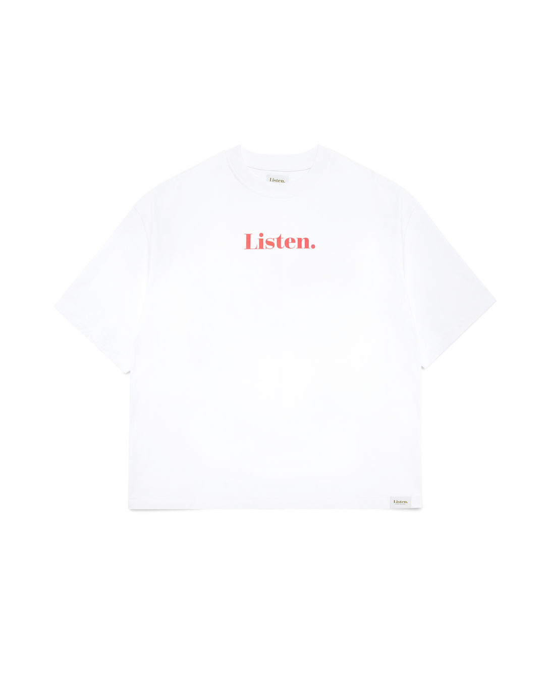 LISTEN CLOTHING - LOGO TEE - WHITE
