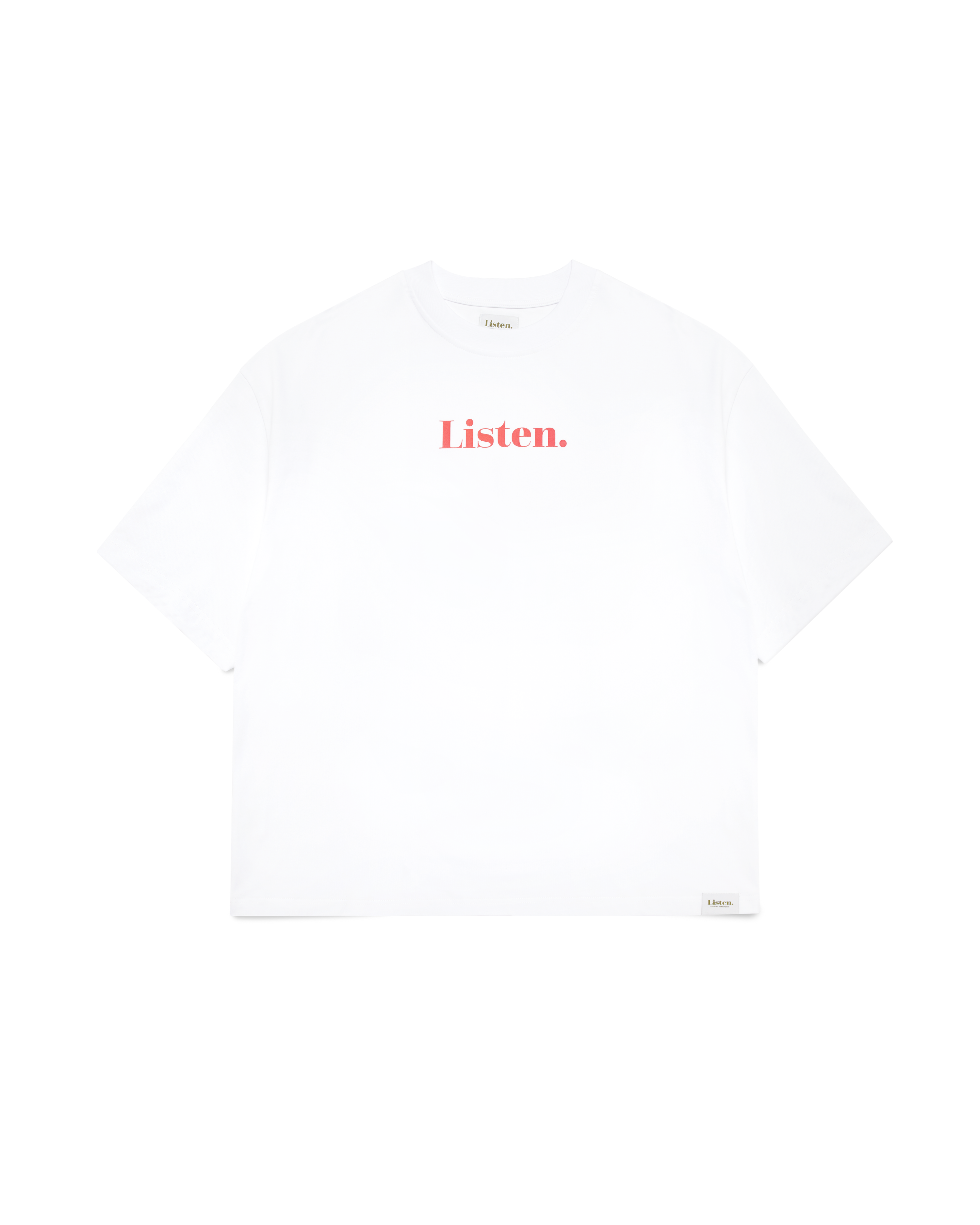 LISTEN CLOTHING - LOGO TEE - WHITE