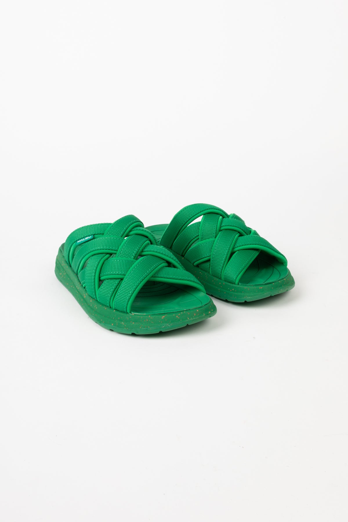 Green malibu sandals Zuma LX angle view