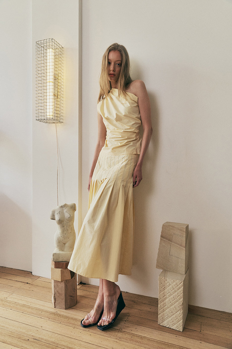 Muse - Greta Skirt - Butter Yellow