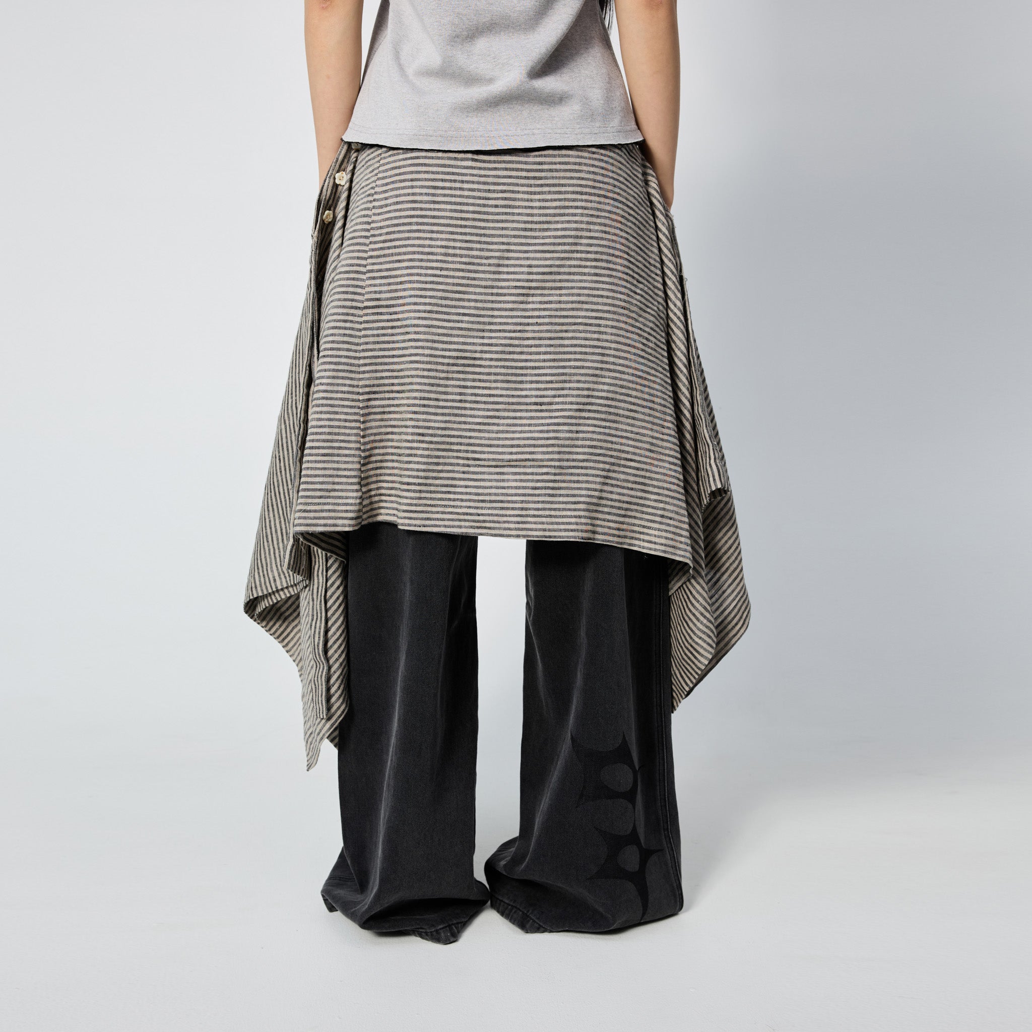 Arthur Apparel - Origami Skirt - Earth Stripe