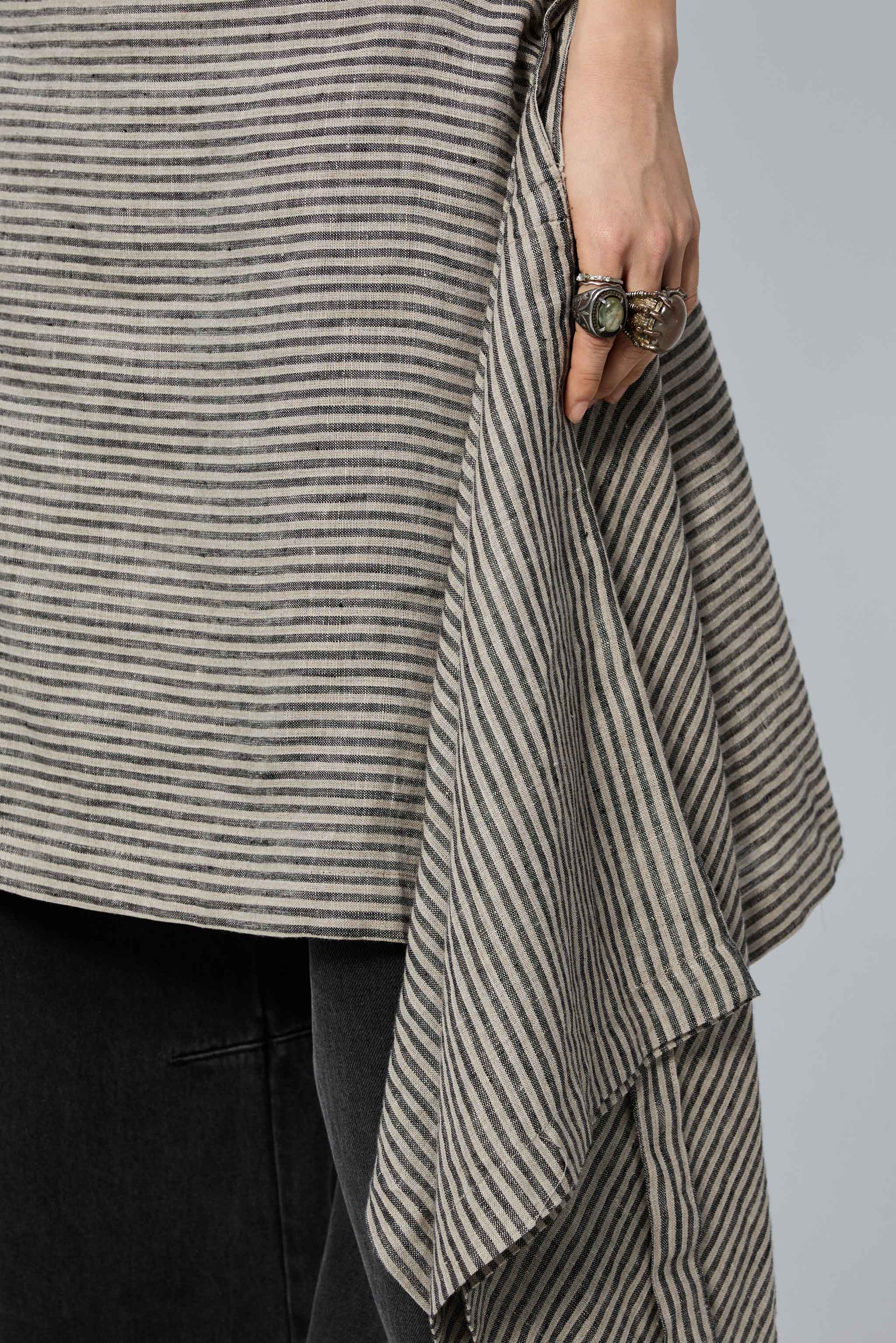 Arthur Apparel - Origami Skirt - Earth Stripe