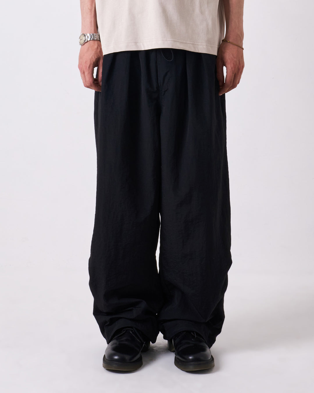 Candice - Air Nylon Pants - Black
