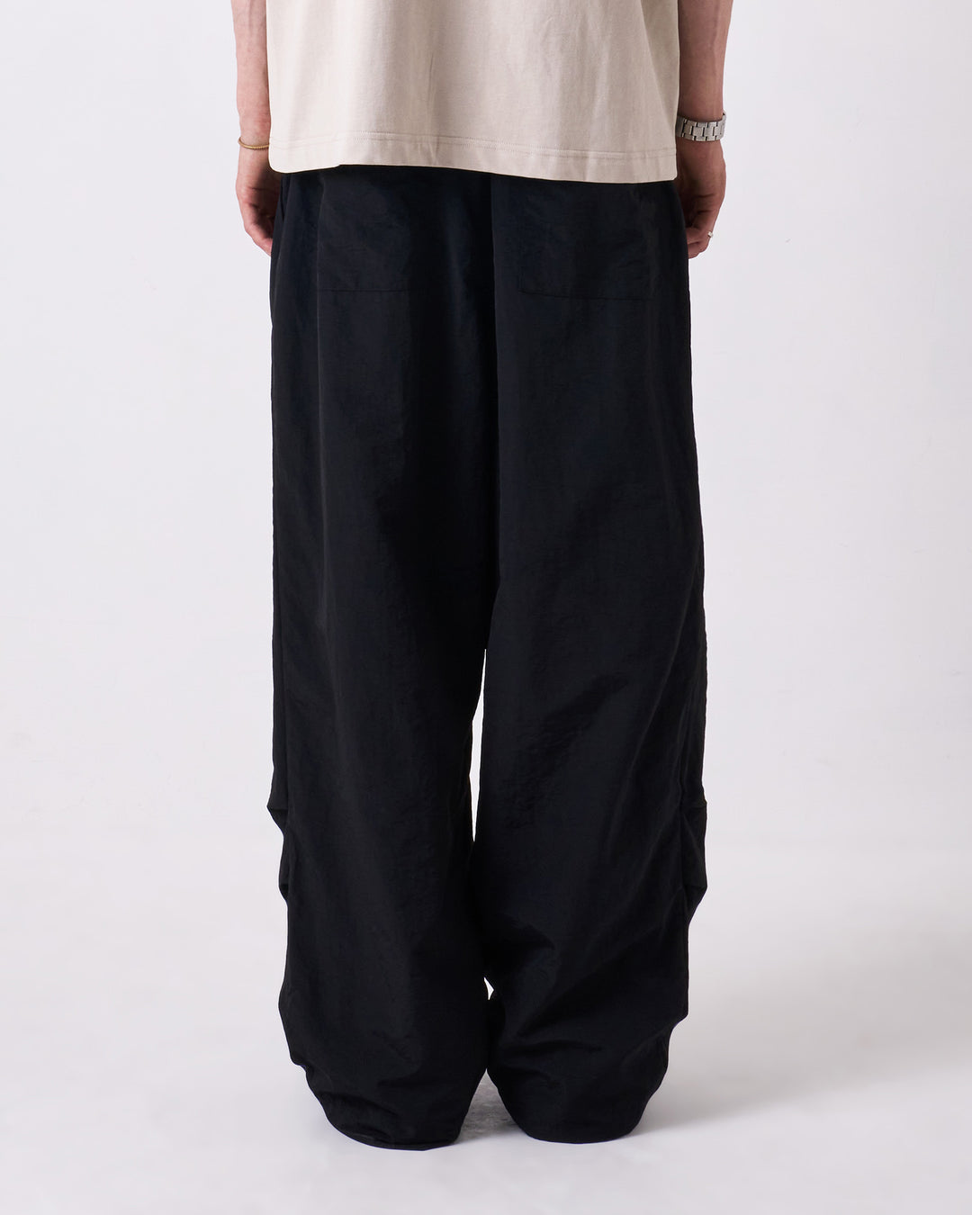 Candice - Air Nylon Pants - Black