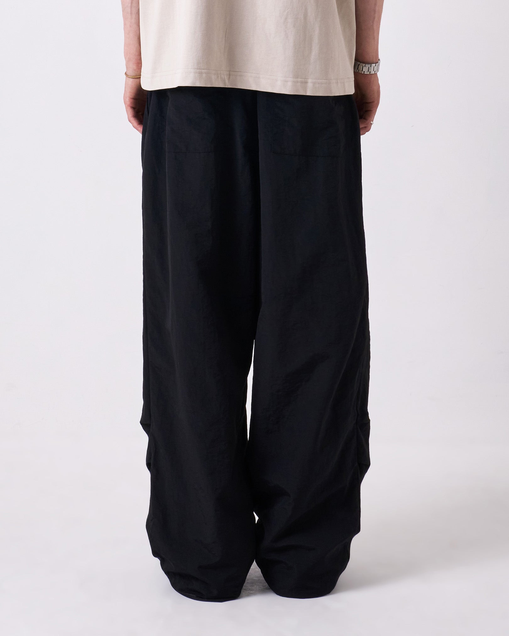 Candice - Air Nylon Pants - Black