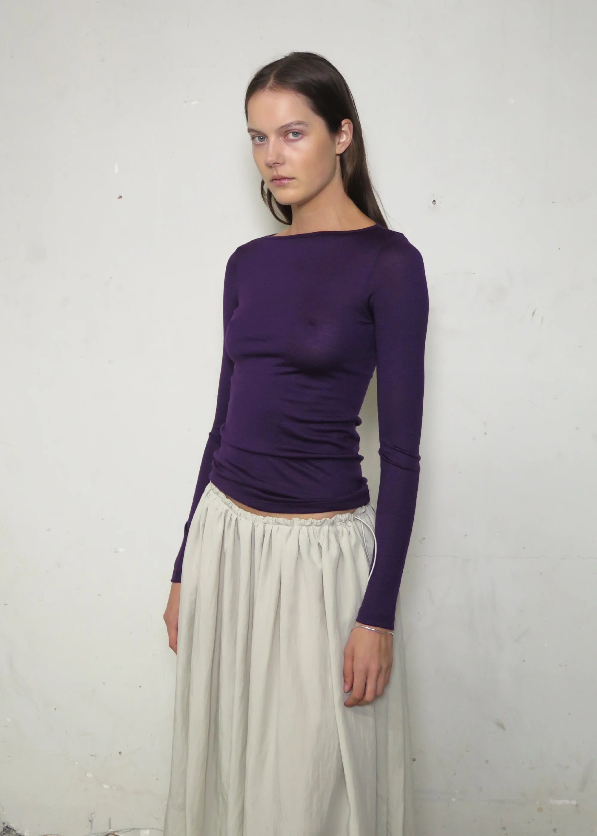 PV ~ Connection Wool Top ~ Royal Purple