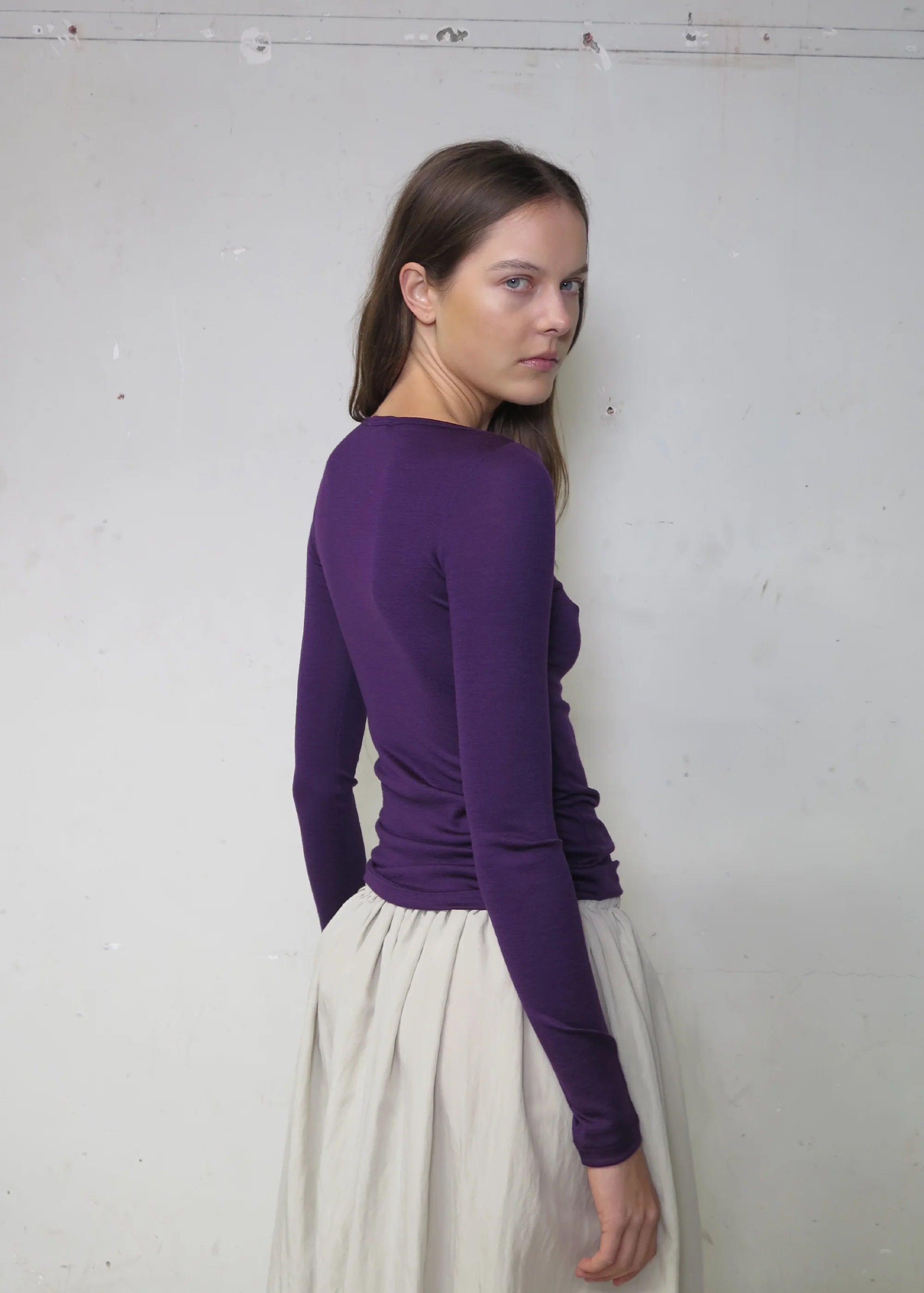 PV ~ Connection Wool Top ~ Royal Purple