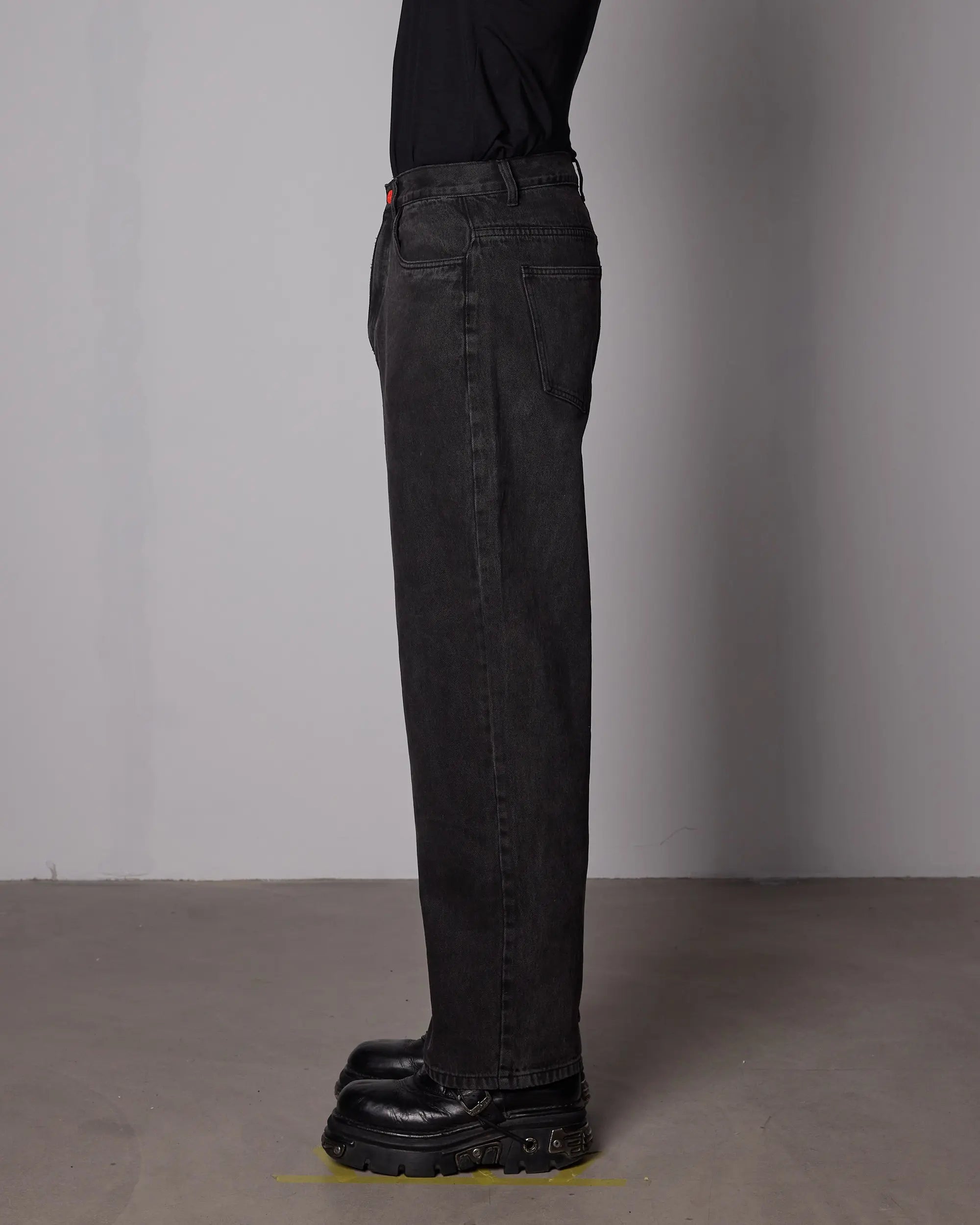 BEWIDER - DARK GREY - SUPER LOOSE JEANS