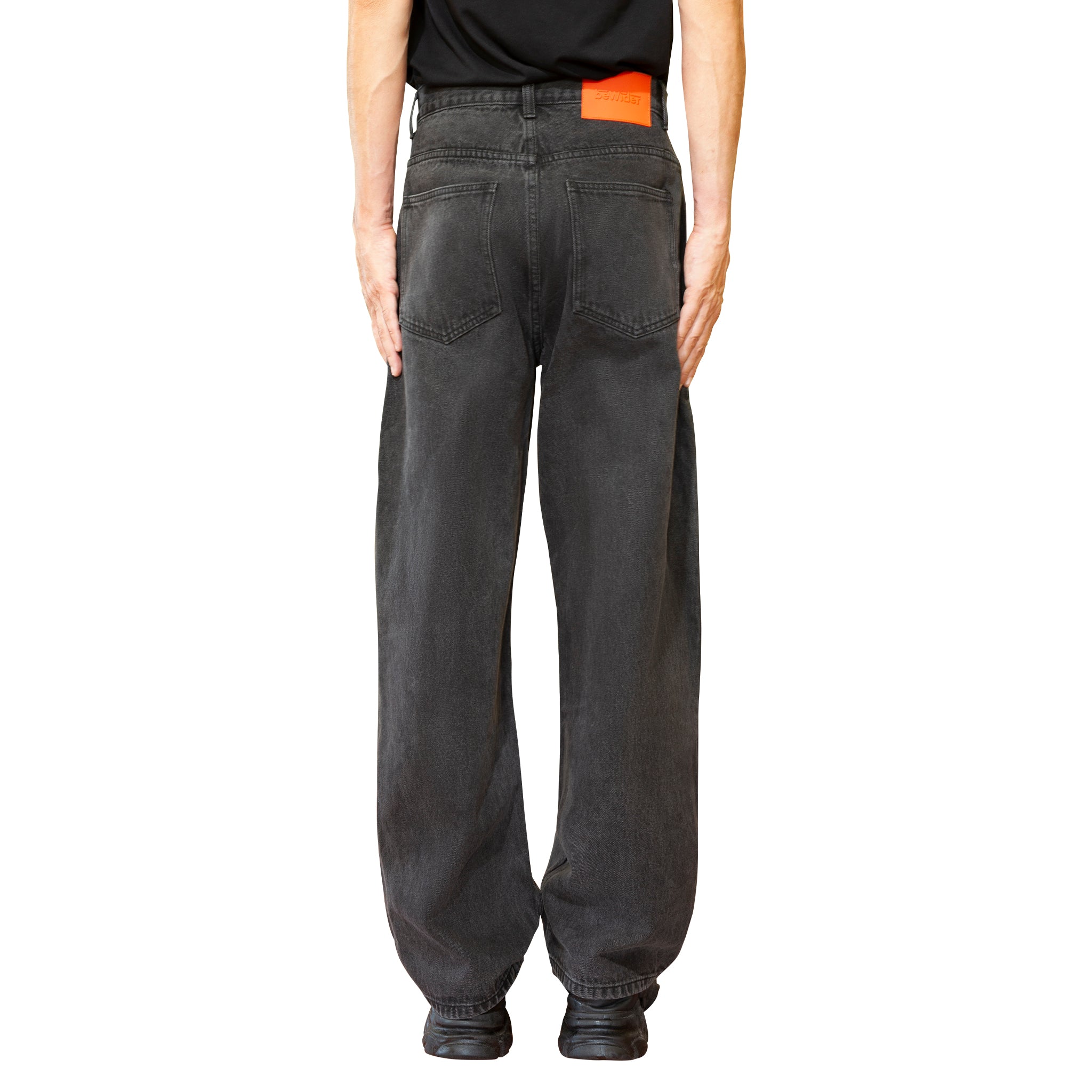 BEWIDER - DARK GREY - SUPER LOOSE JEANS