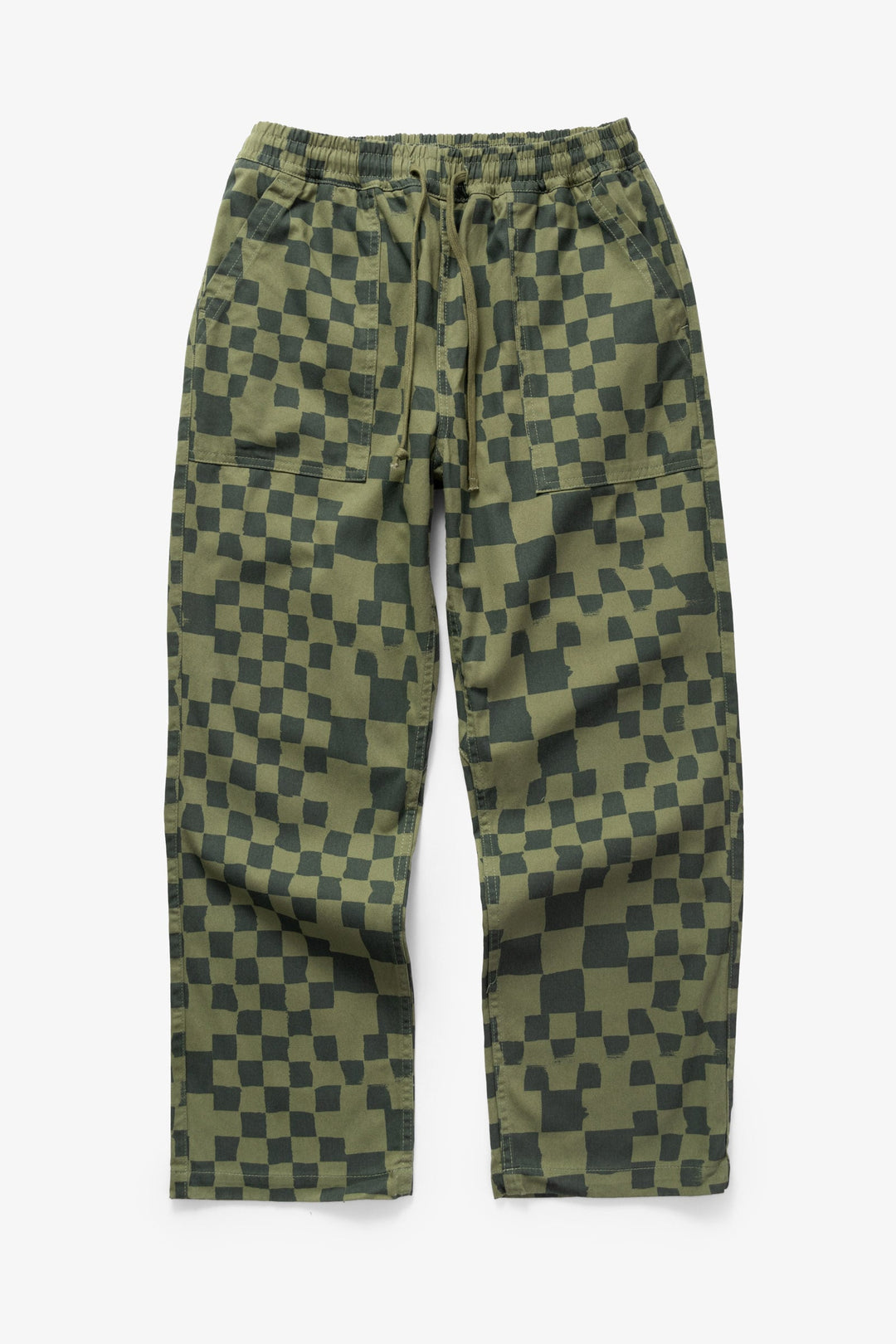 Service Works - Printed Pants - Olive Checker