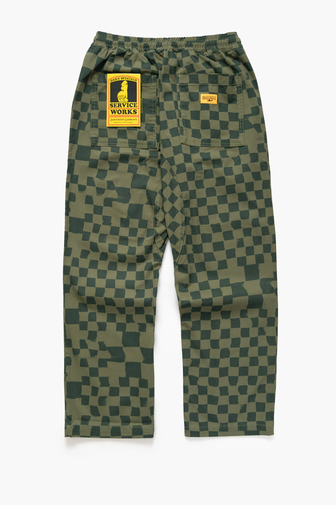 Service Works - Printed Pants - Olive Checker