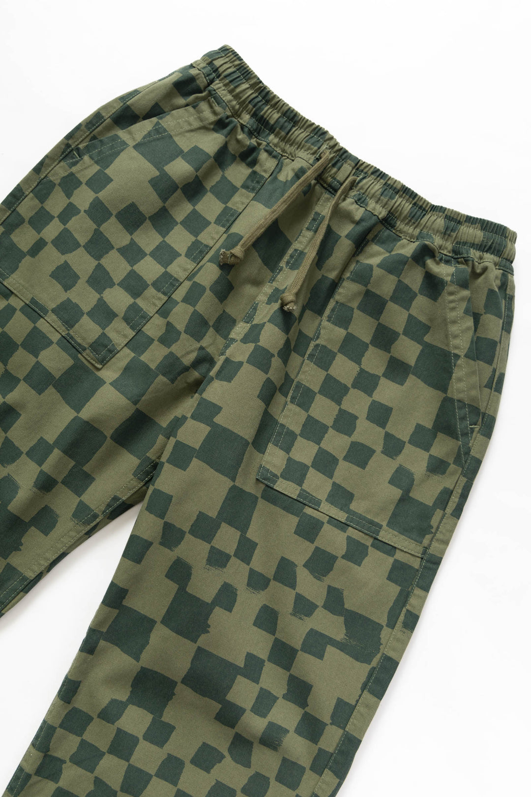 Service Works - Printed Pants - Olive Checker