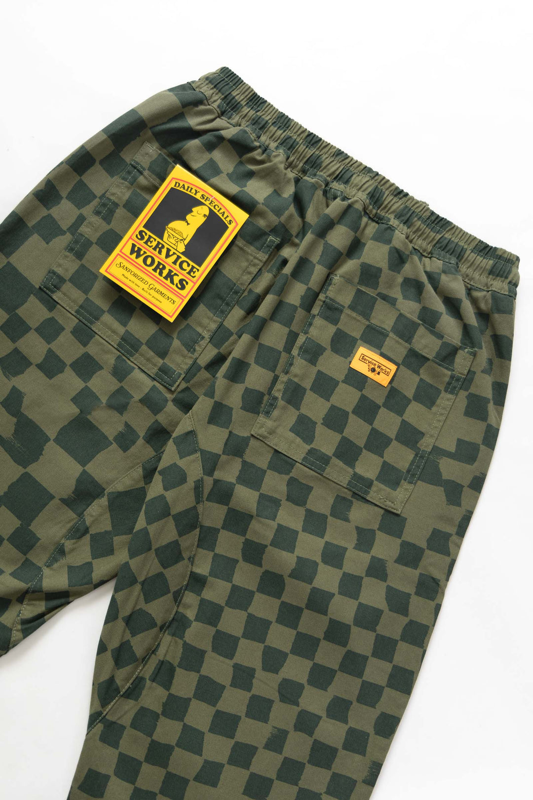 Service Works - Printed Pants - Olive Checker