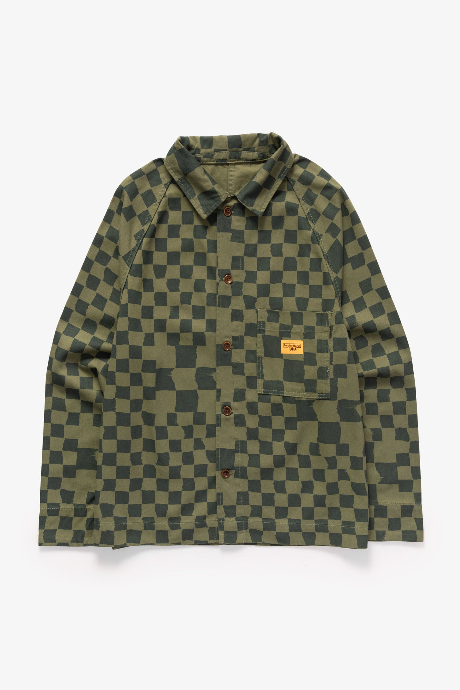 Service Works - FOH Jacket - Olive Checker