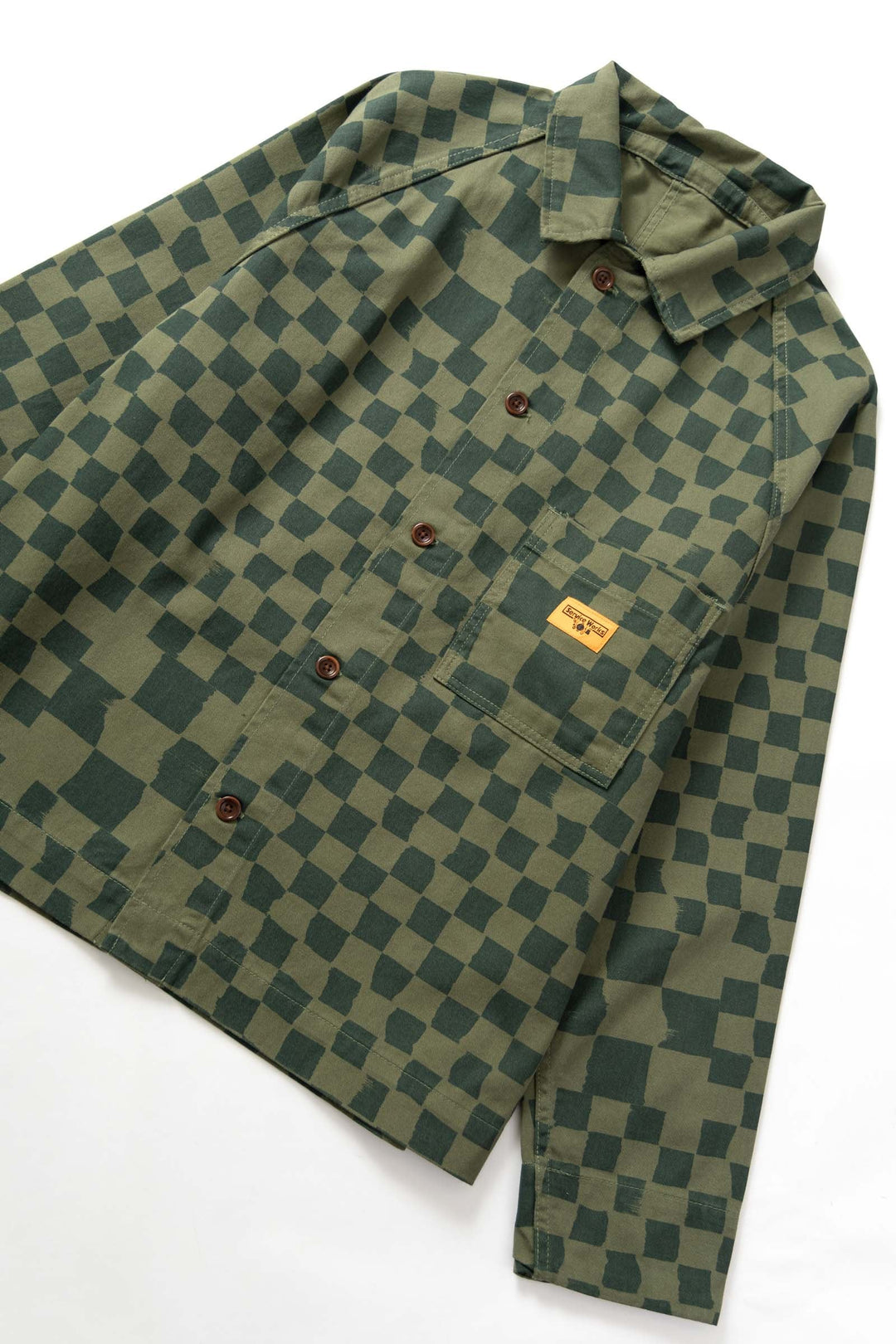 Service Works - FOH Jacket - Olive Checker