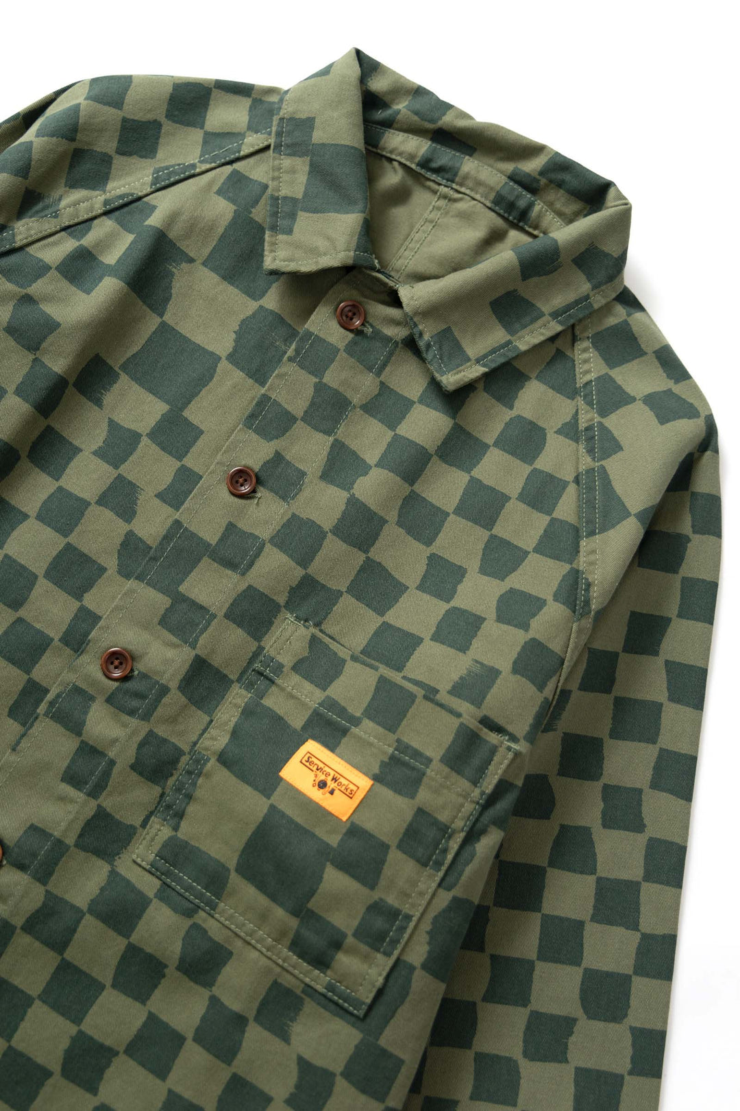 Service Works - FOH Jacket - Olive Checker