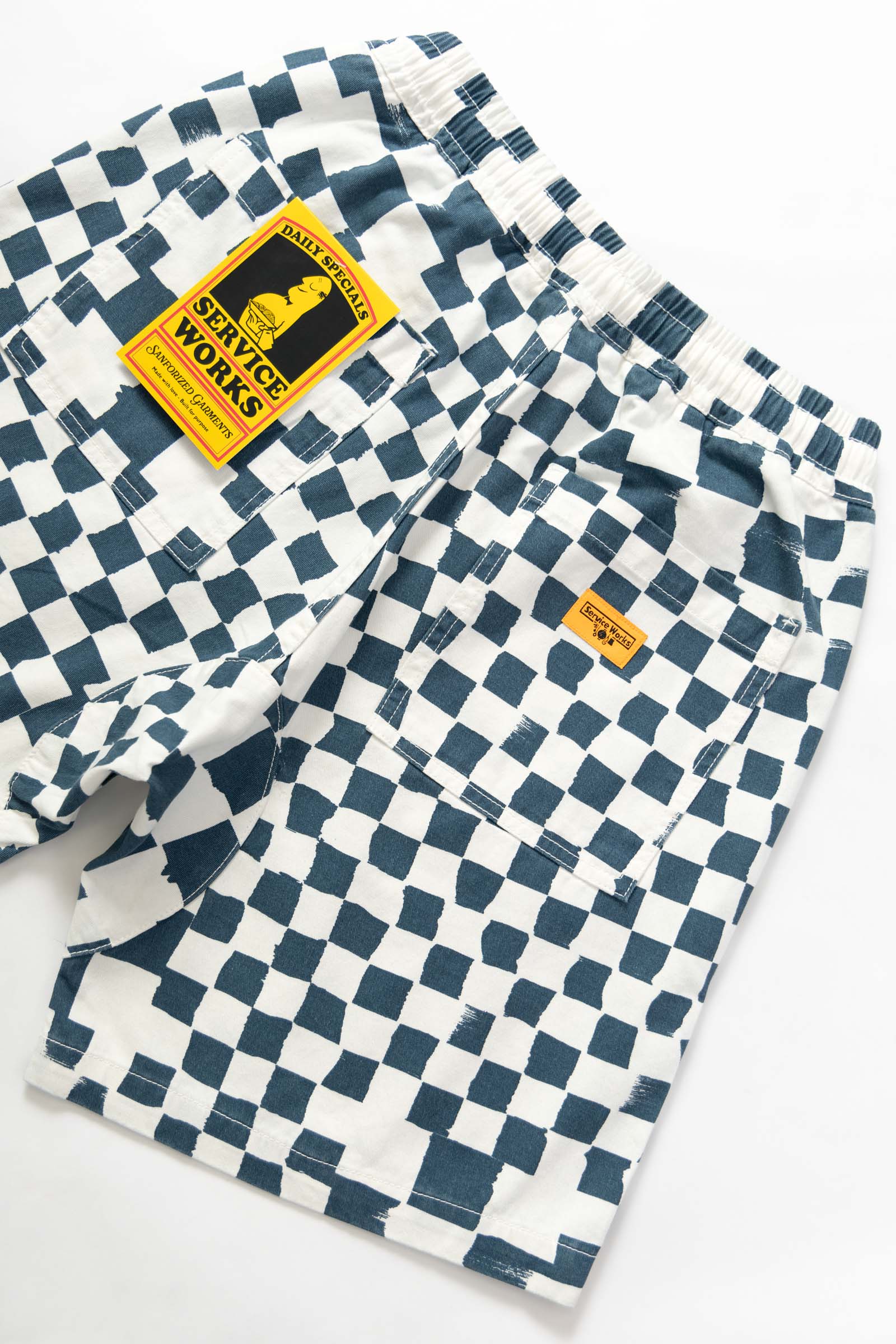 Service Works - Printed Shorts - Teal Checker