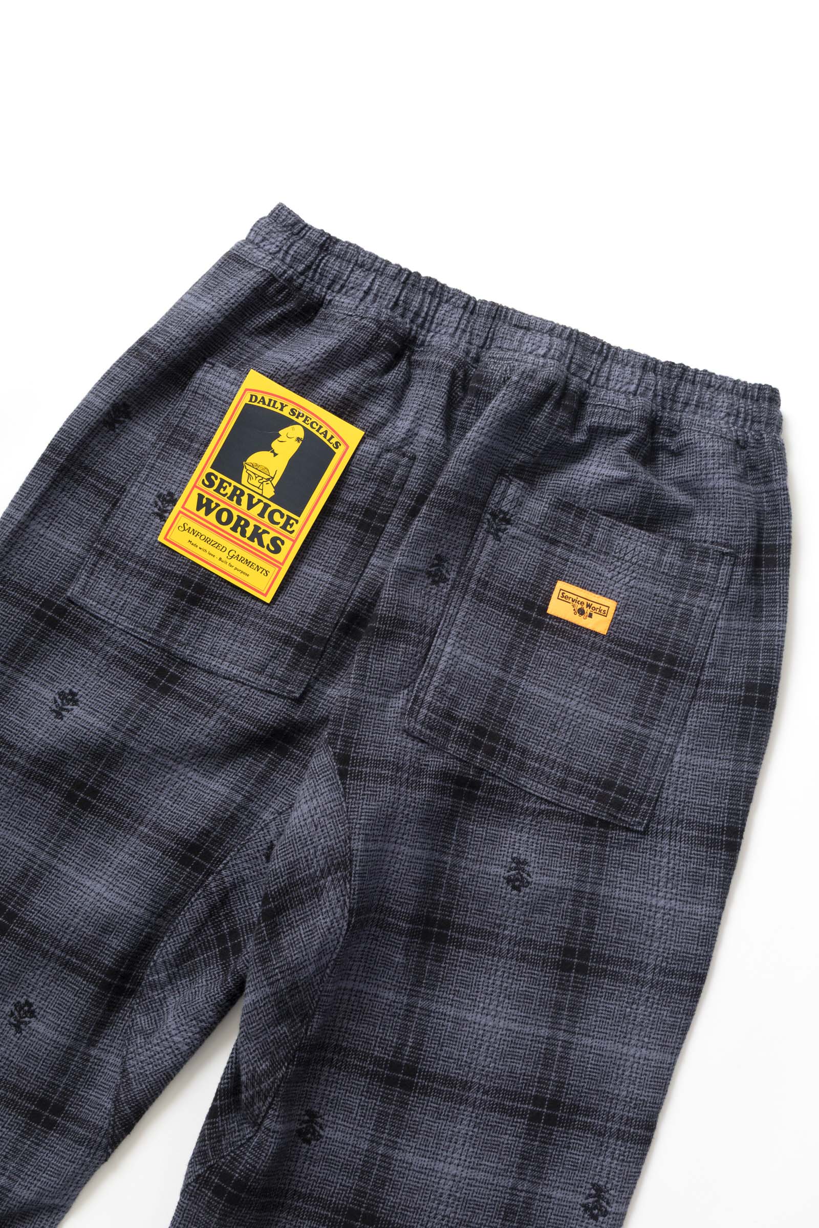 Service Works - Thistle Plaid Pants - Black
