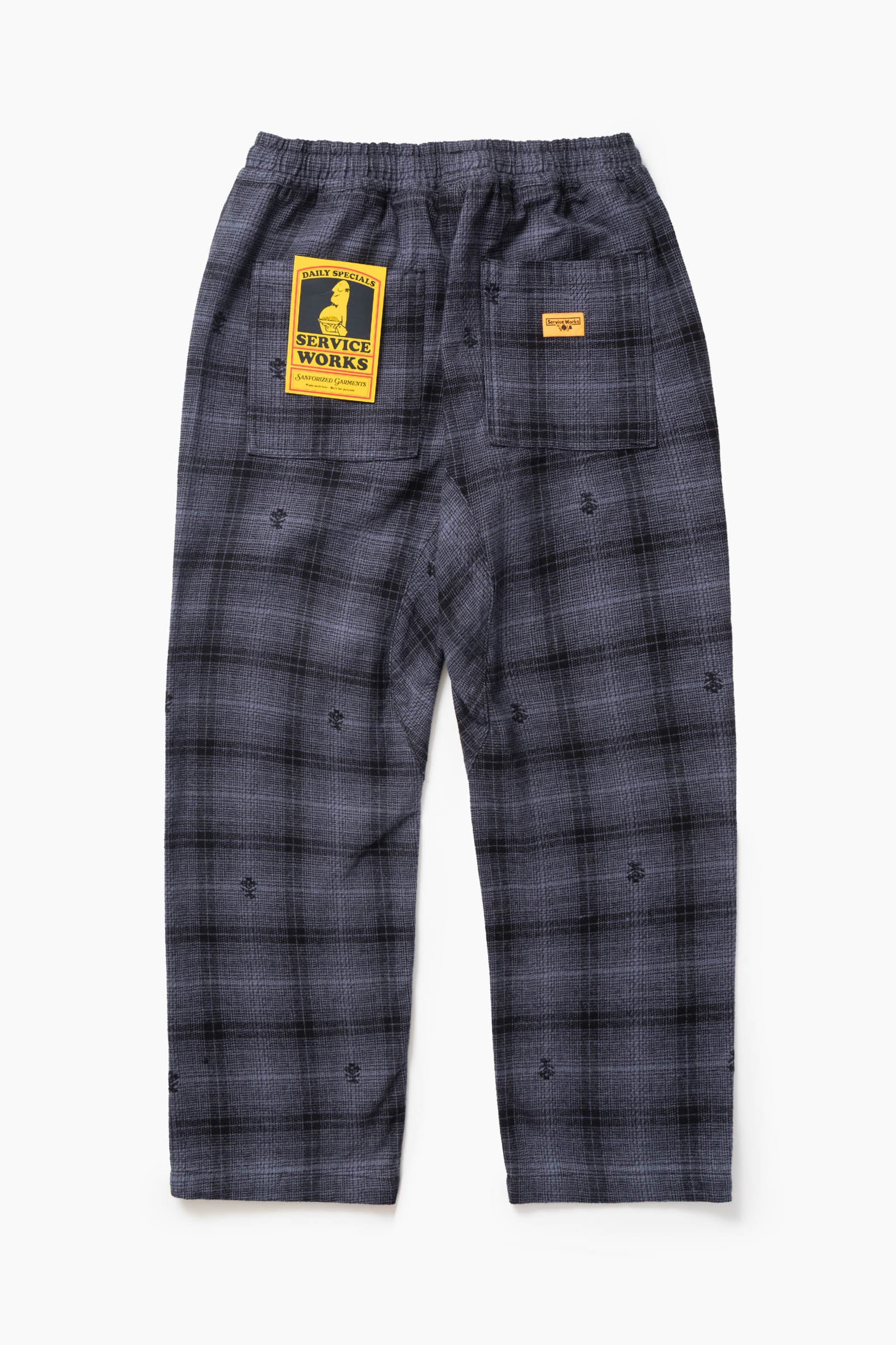 Service Works - Thistle Plaid Pants - Black