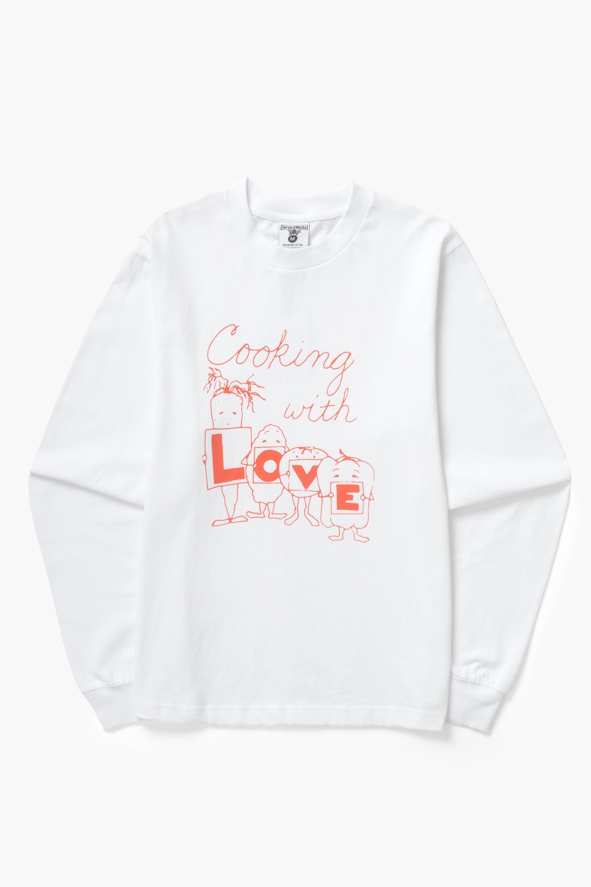 Service Works - LOVE Long Sleeve Tee - White
