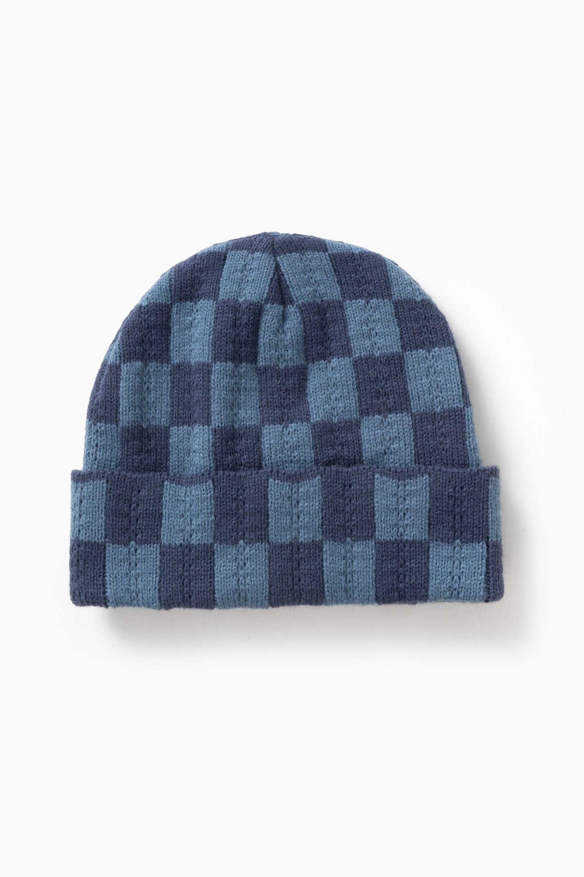 Service Works - Chunky Check Beanie - Navy