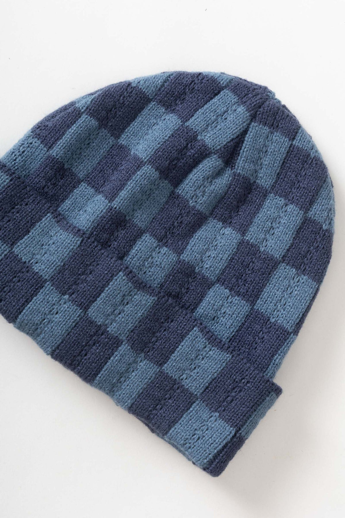 Service Works - Chunky Check Beanie - Navy