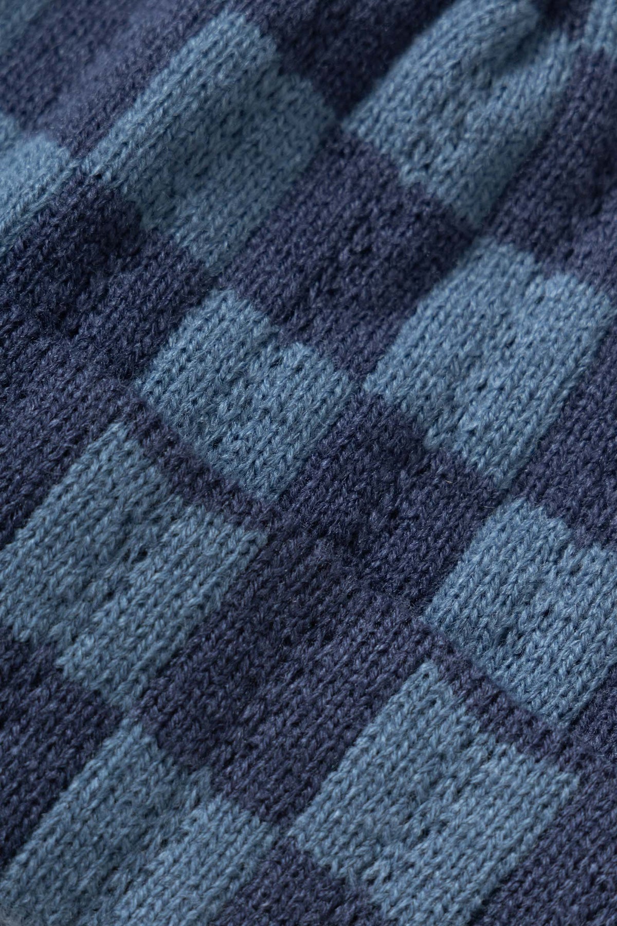 Service Works - Chunky Check Beanie - Navy