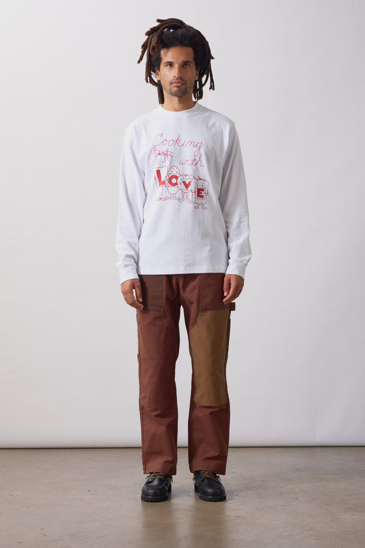 Service Works - LOVE Long Sleeve Tee - White