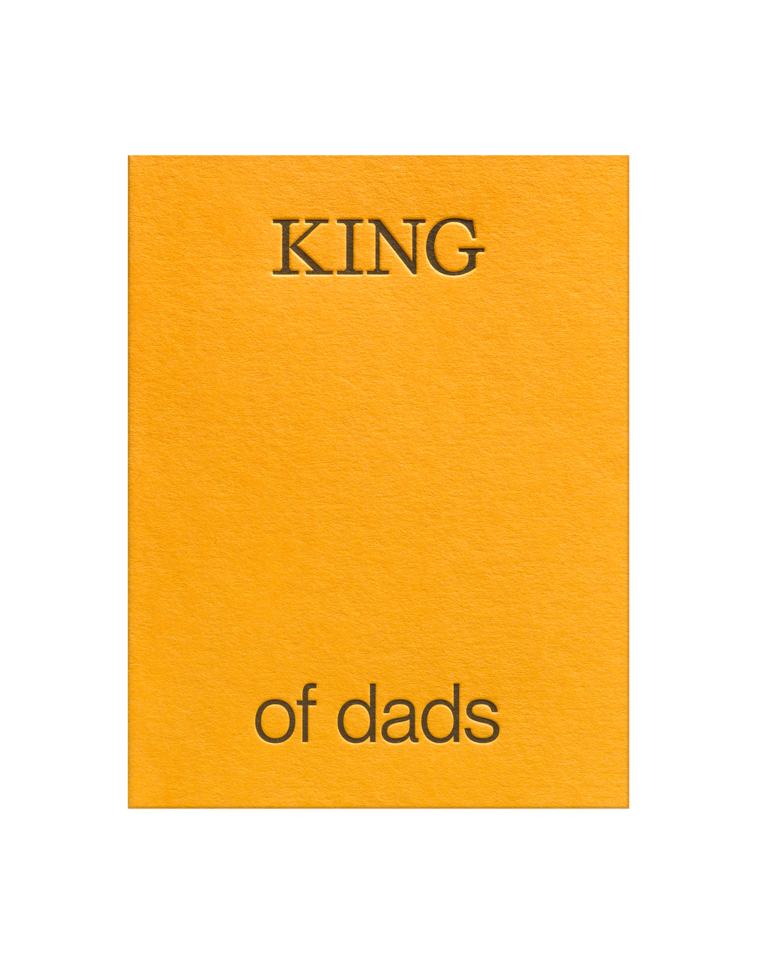 SHORT TALK - KING OF DADS