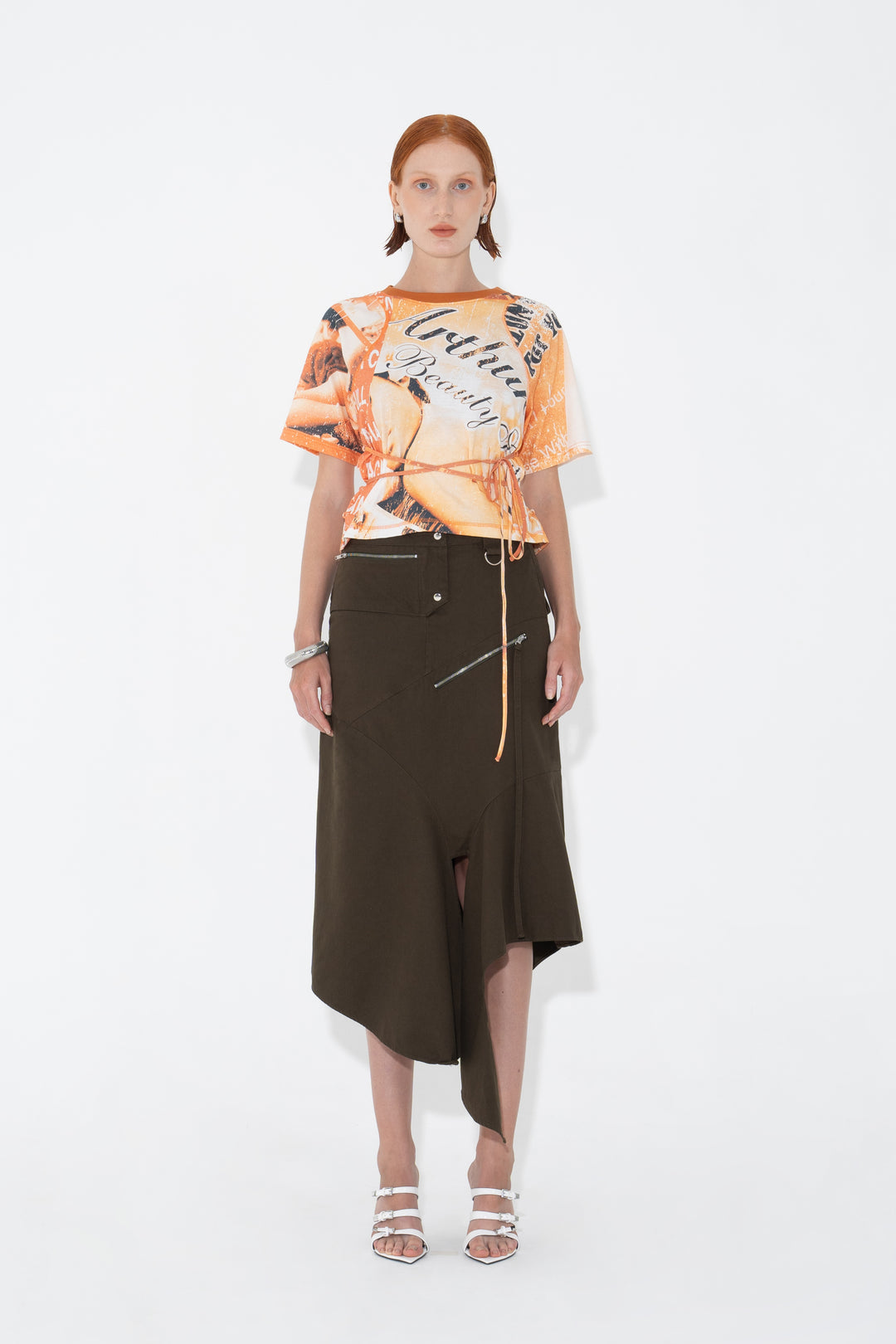 Arthur Apparel - Utility Drape Skirt - Olive