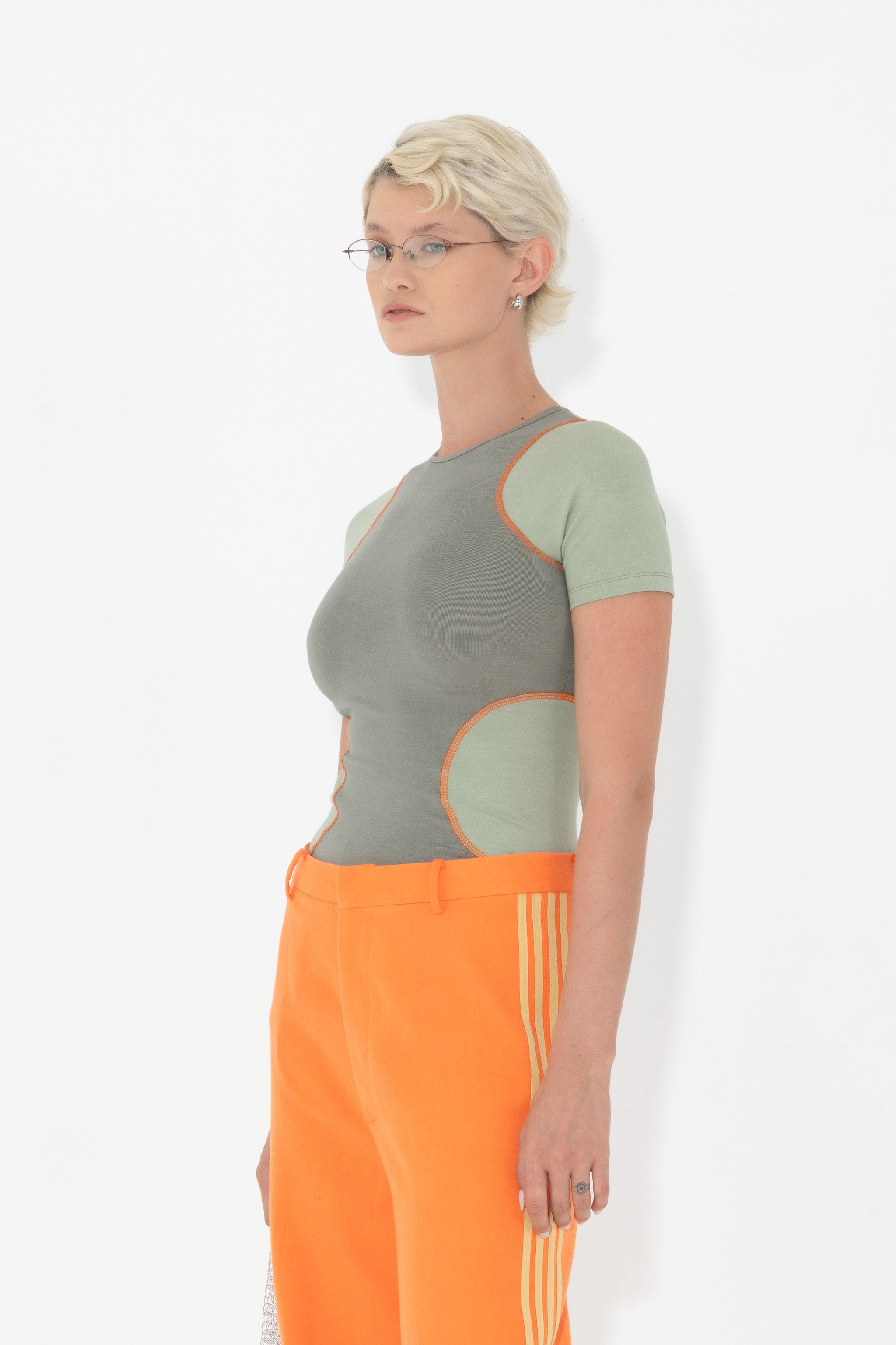 ARTHUR APPAREL - RAGLAN TIGHT TEE - FOG