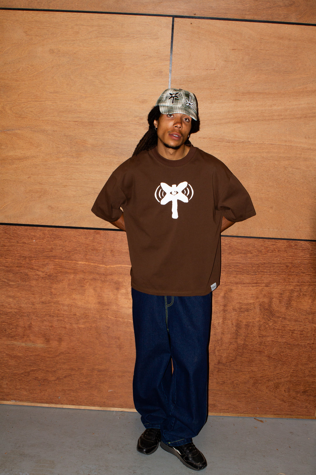 LISTEN CLOTHING - SIGNAL TEE - BROWN