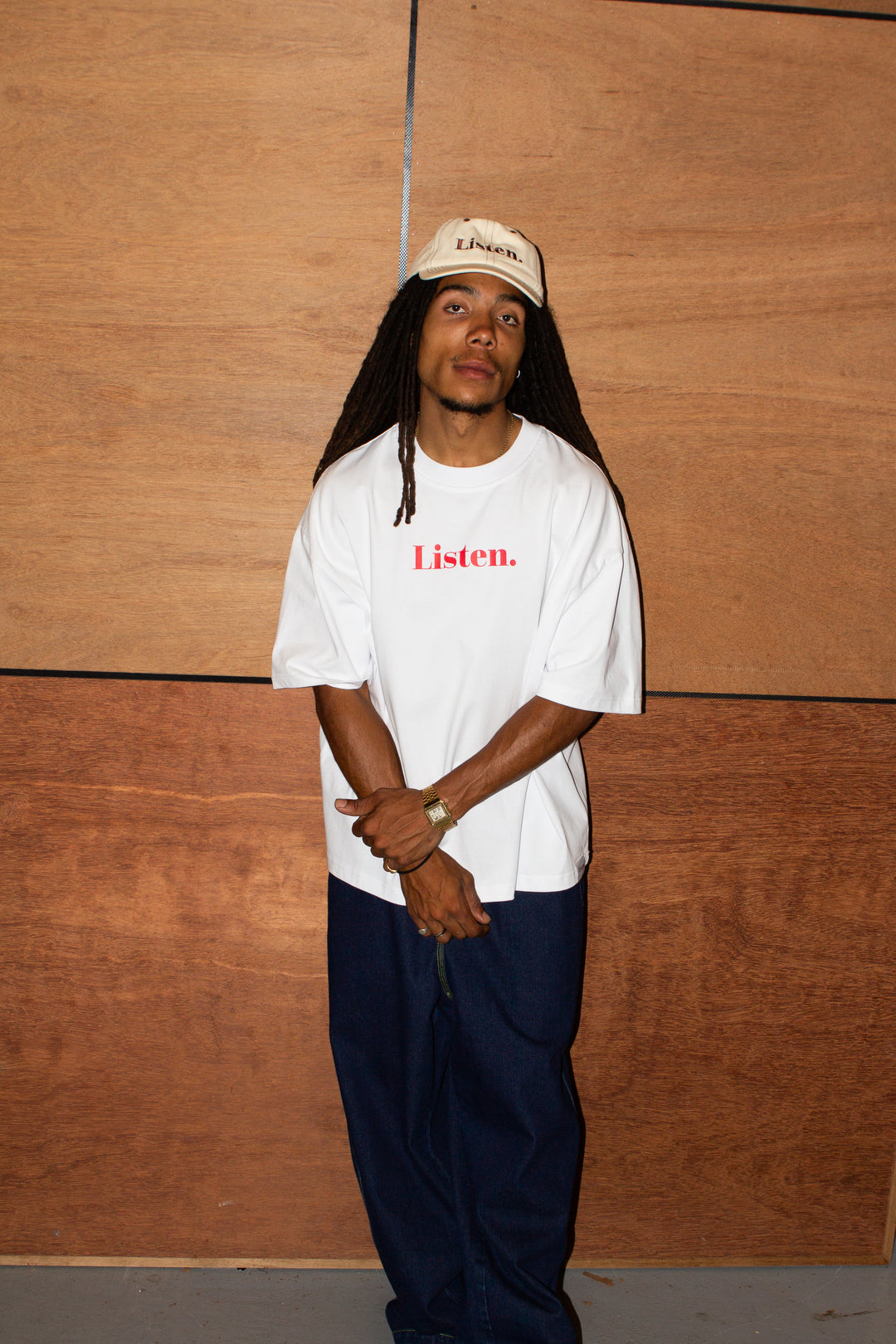 LISTEN CLOTHING - LOGO TEE - WHITE
