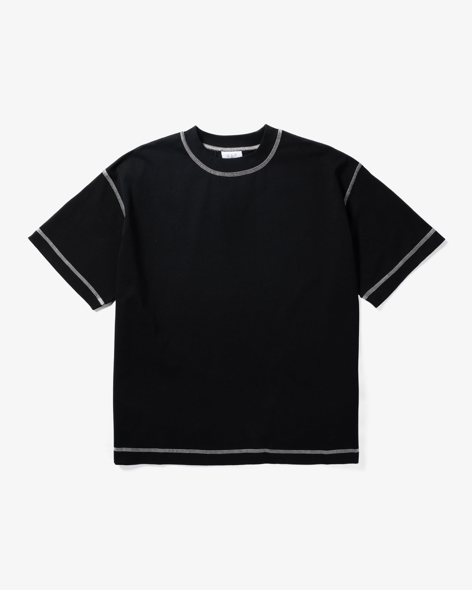 CANDICE - CONTRAST TEE - BLACK