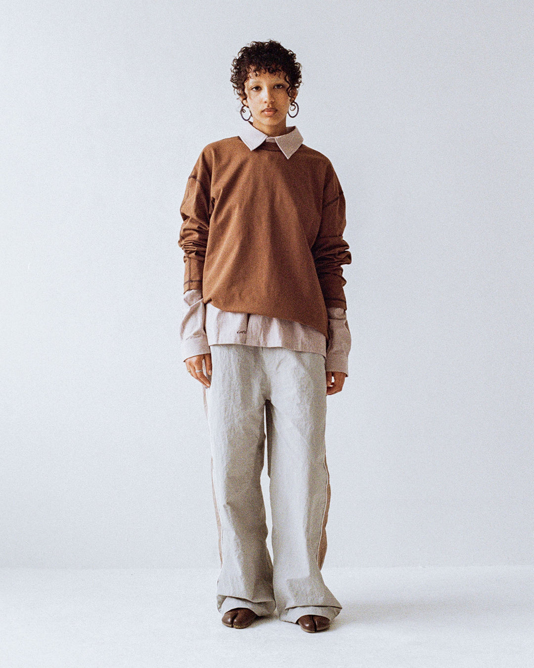Candice - East L/S Tee - Brown