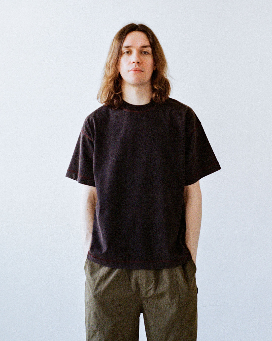 Candice - Index Washed Tee - Charcoal