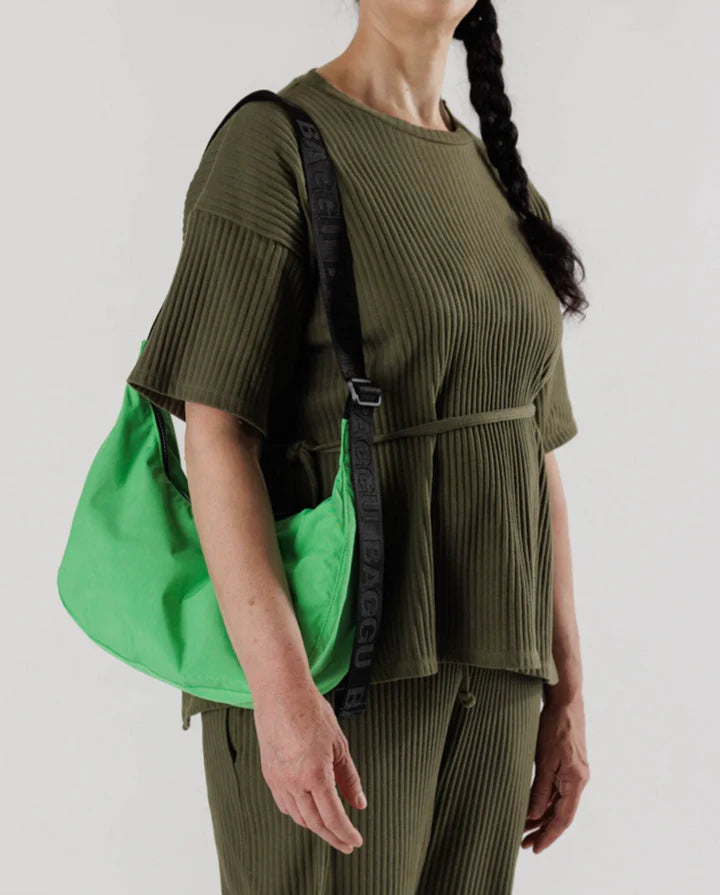 Baggu - Medium Nylon Crescent Bag - Aloe