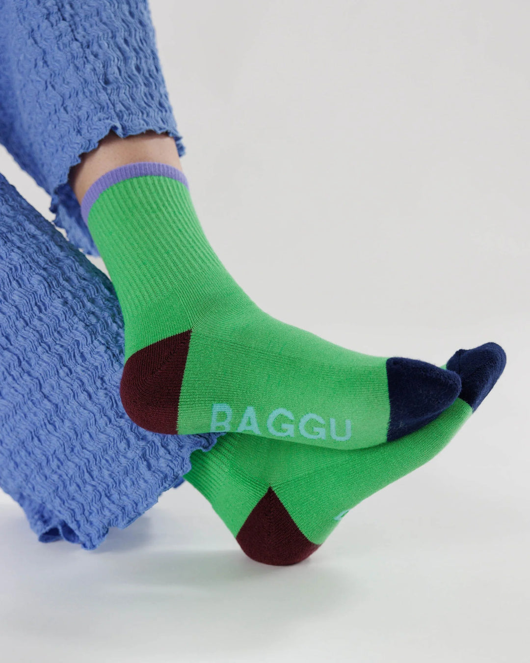 Baggu - Aloe Mix - Ribbed Socks