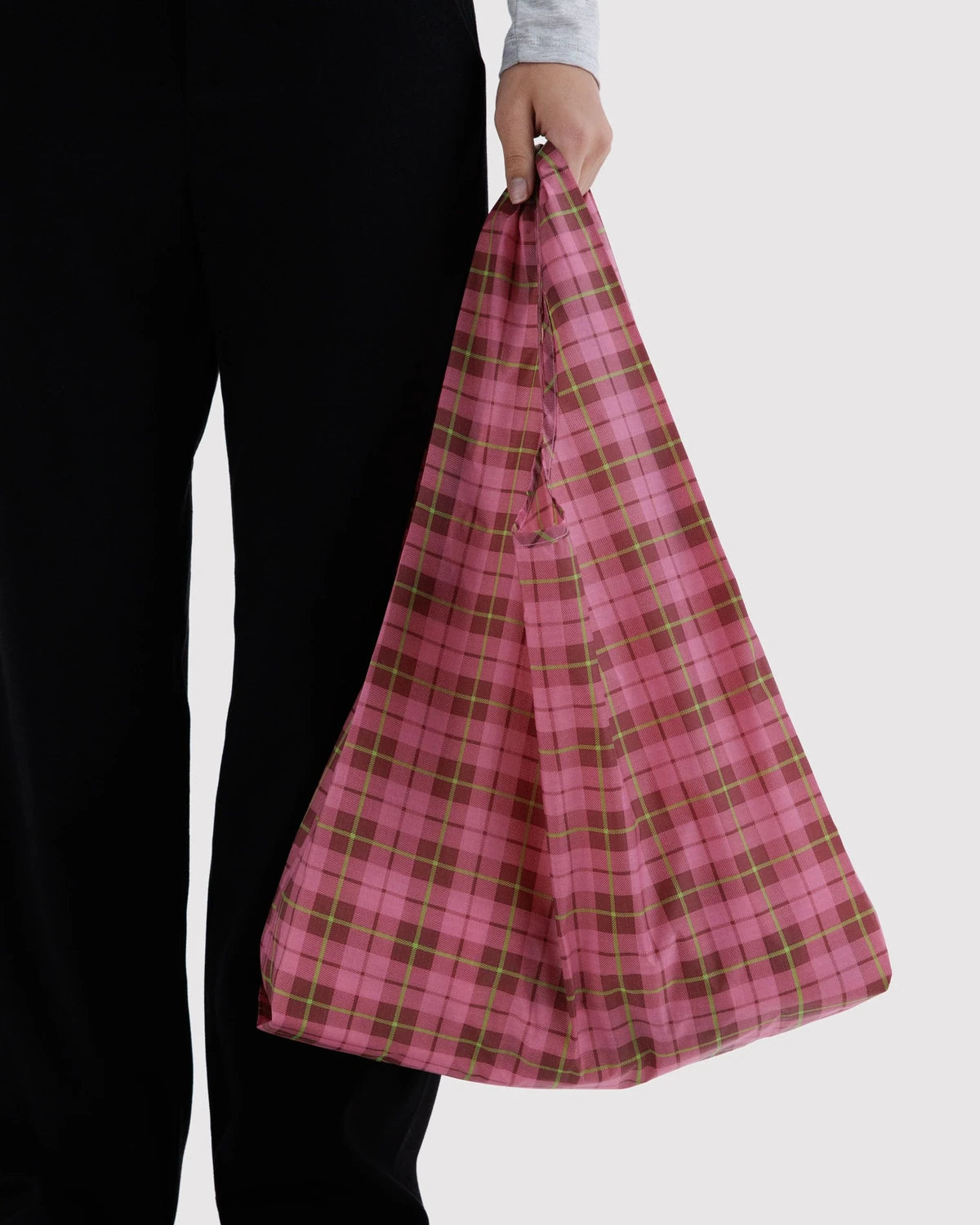 Standard Baggu - Azelea Pink Tartan