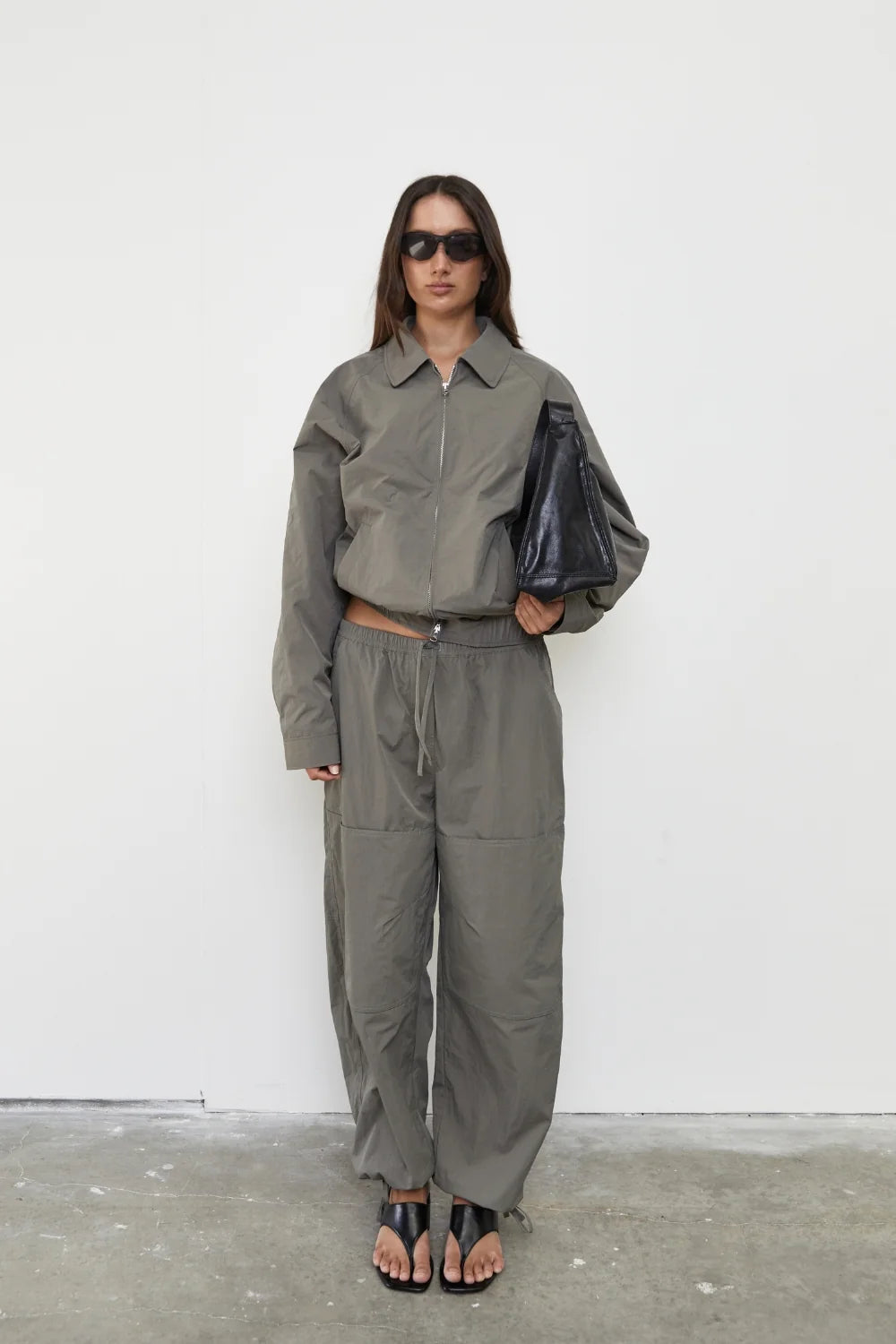 Pinky & Kamal - Barrel Utility Pant - Ash