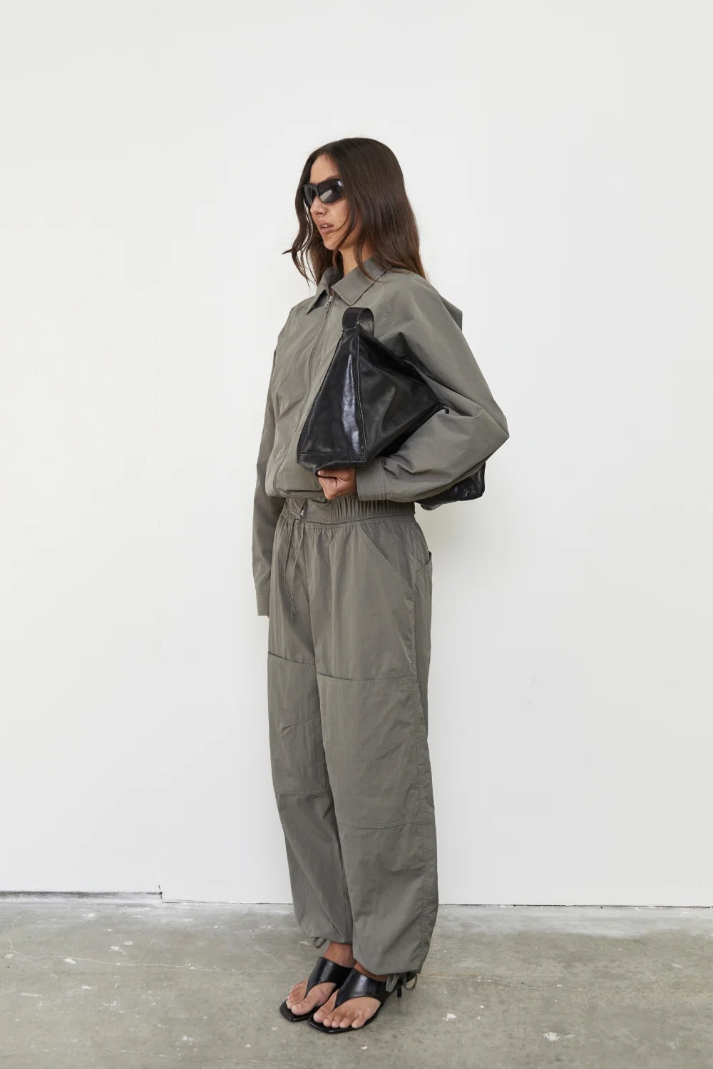 Pinky & Kamal - Barrel Utility Pant - Ash