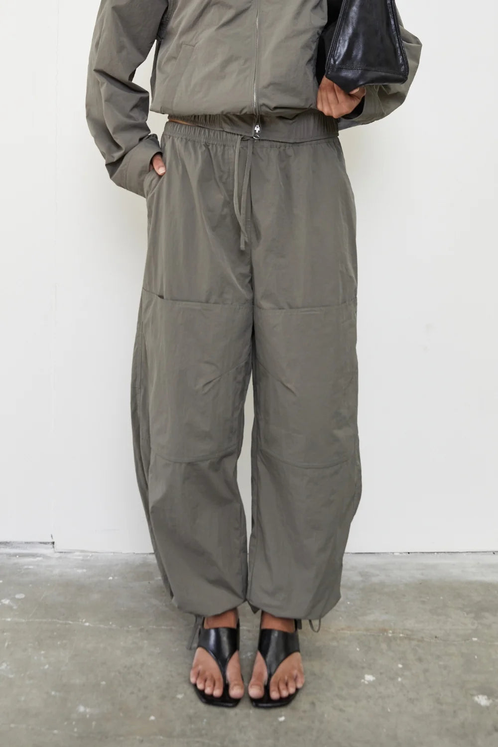 Pinky & Kamal - Barrel Utility Pant - Ash