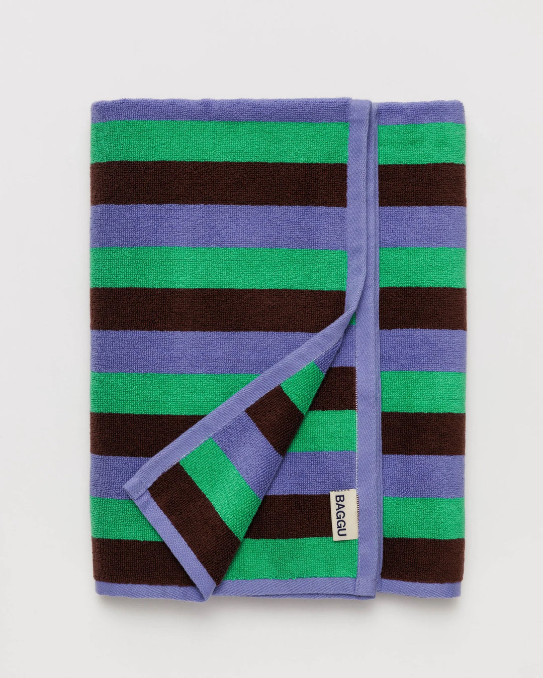 Baggu - Mint 90's Stripe  - Beach/ Bath Towel