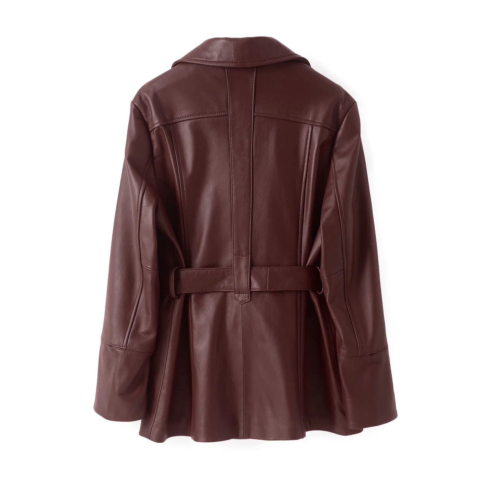 Ppeached - Betty Leather Jacket - Berry