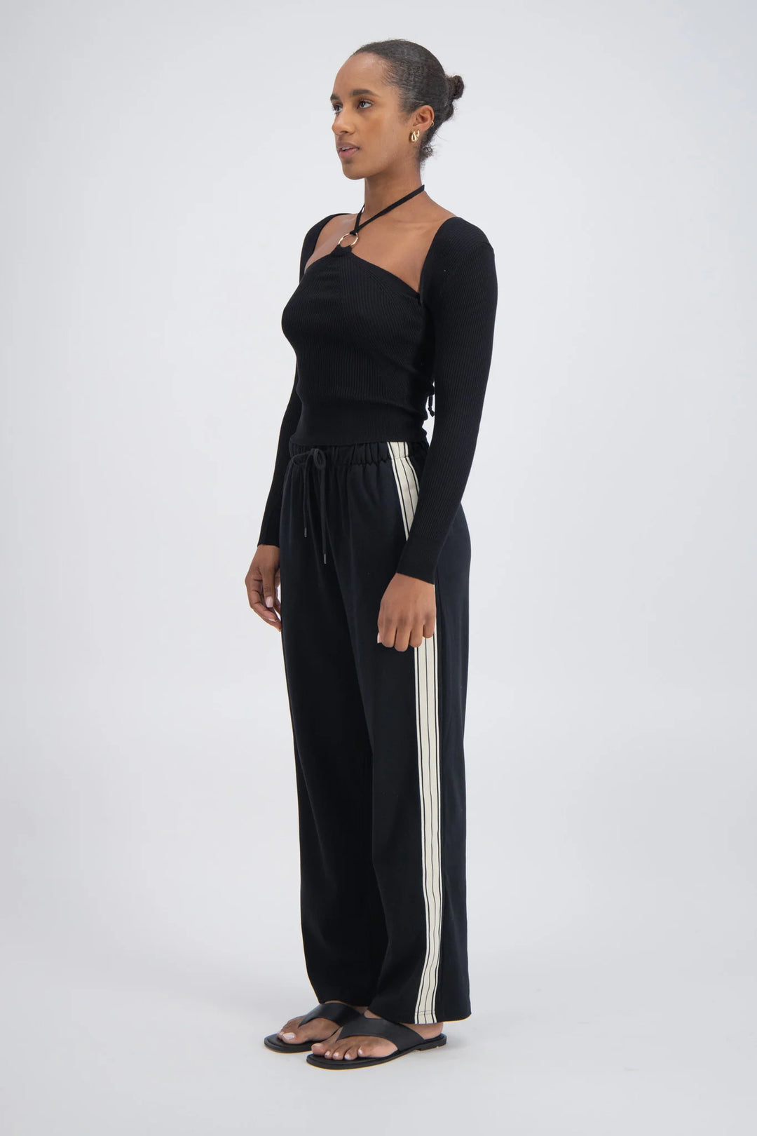 JASMINE ALEXA - PANAREA TRACKPANT - BLACK