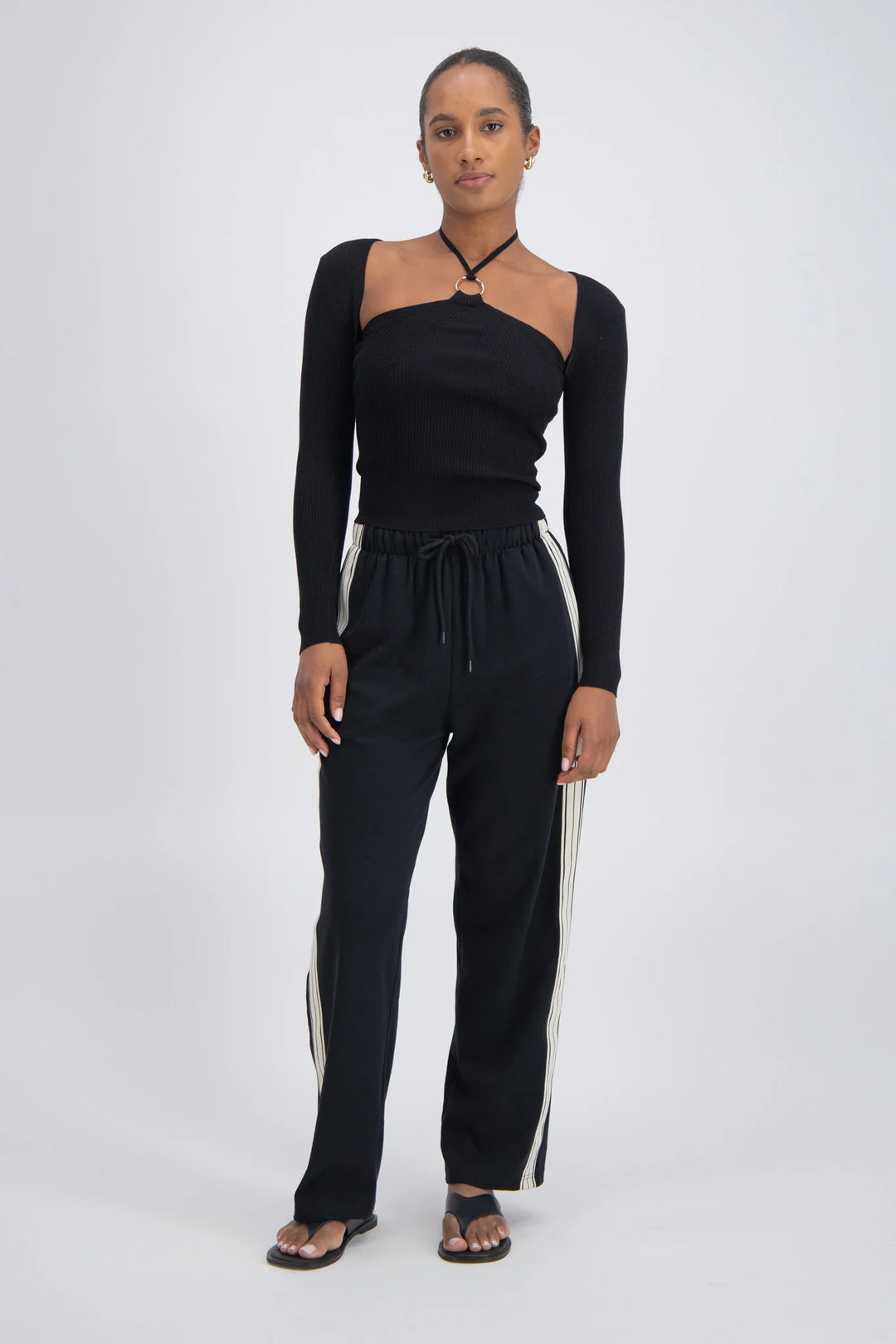 JASMINE ALEXA - PANAREA TRACKPANT - BLACK